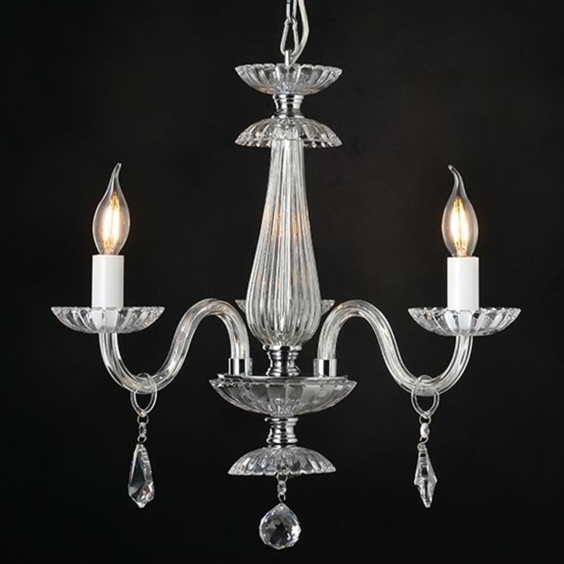 ACA Lighting Crystal závěsné svítidlo BLK80383PCC