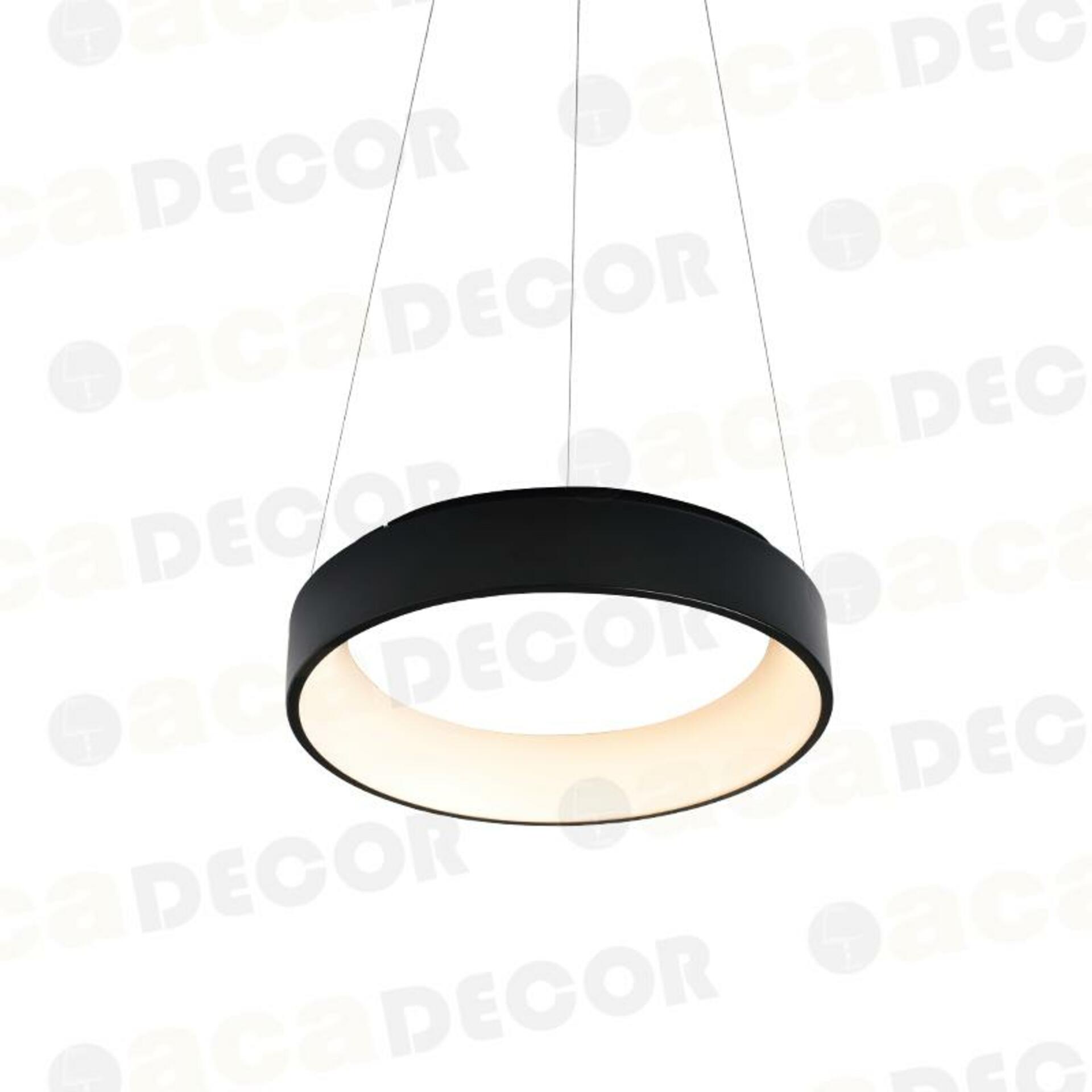 Levně ACA Lighting Decoled LED závěsné svítidlo BR81LEDP45BK