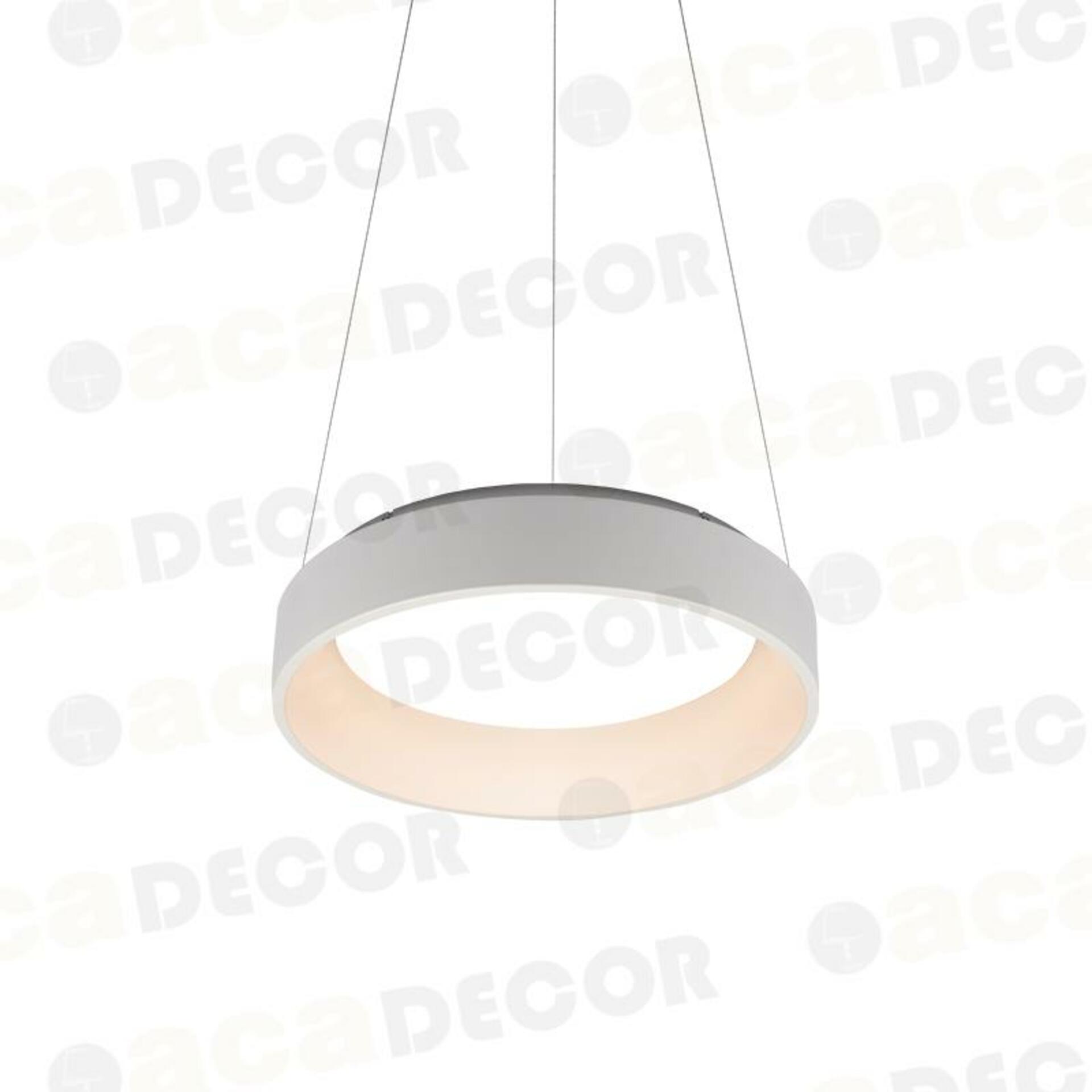 Levně ACA Lighting Decoled LED závěsné svítidlo BR81LEDP45WH