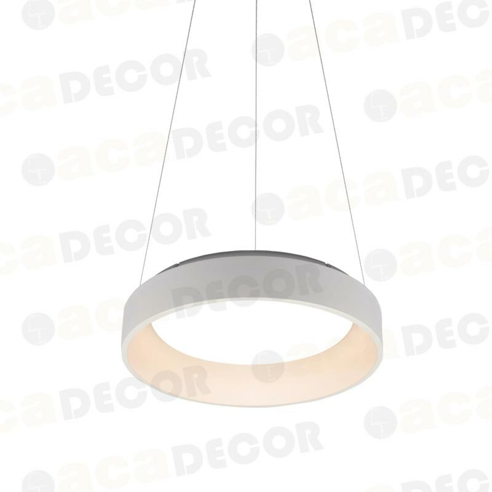 ACA Lighting Decoled LED závěsné svítidlo BR81LEDP60WH