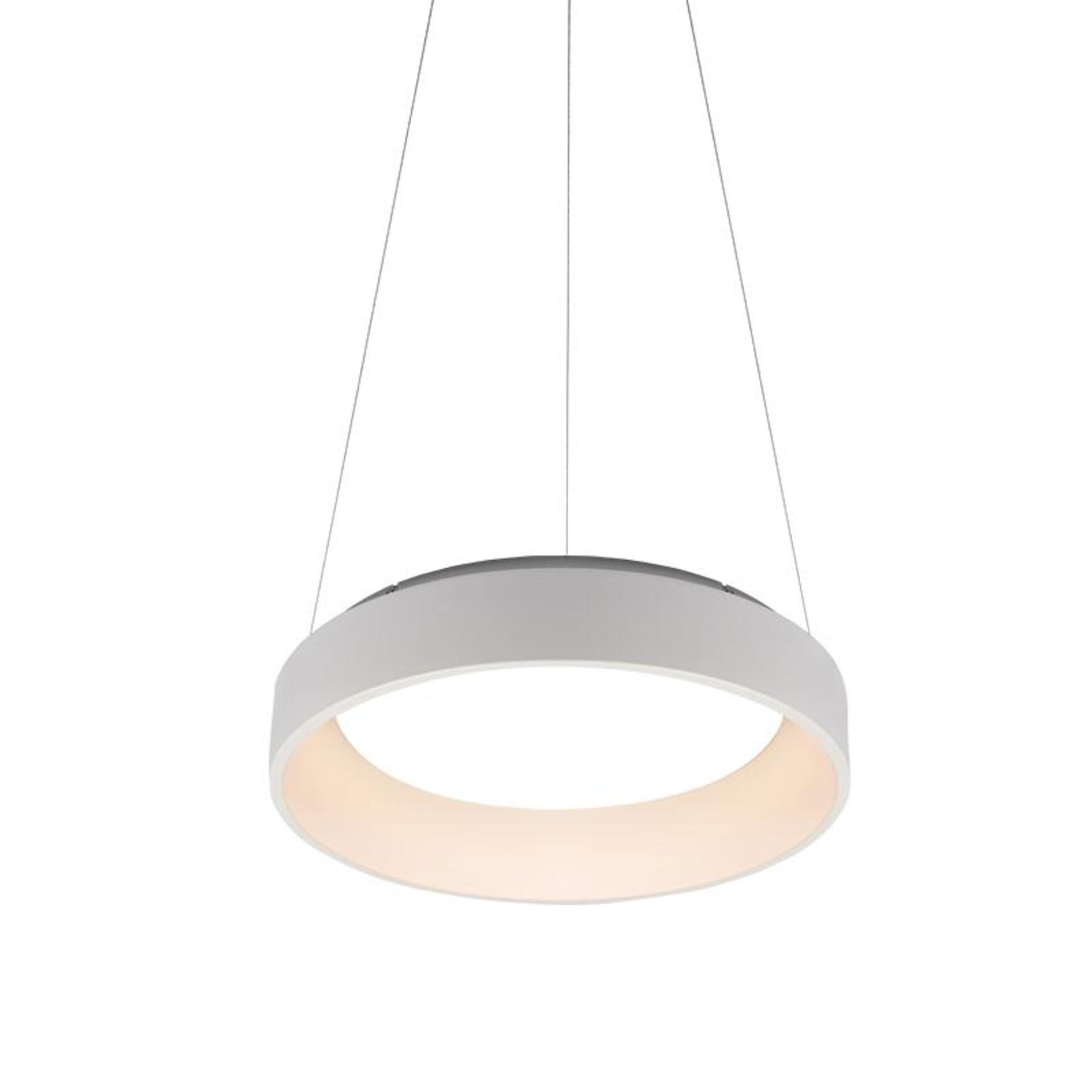 Levně ACA Lighting závěsné svítidlo LED 48W CCT 5350lm APOLLO bílý kov BR81LEDP60WHCCT