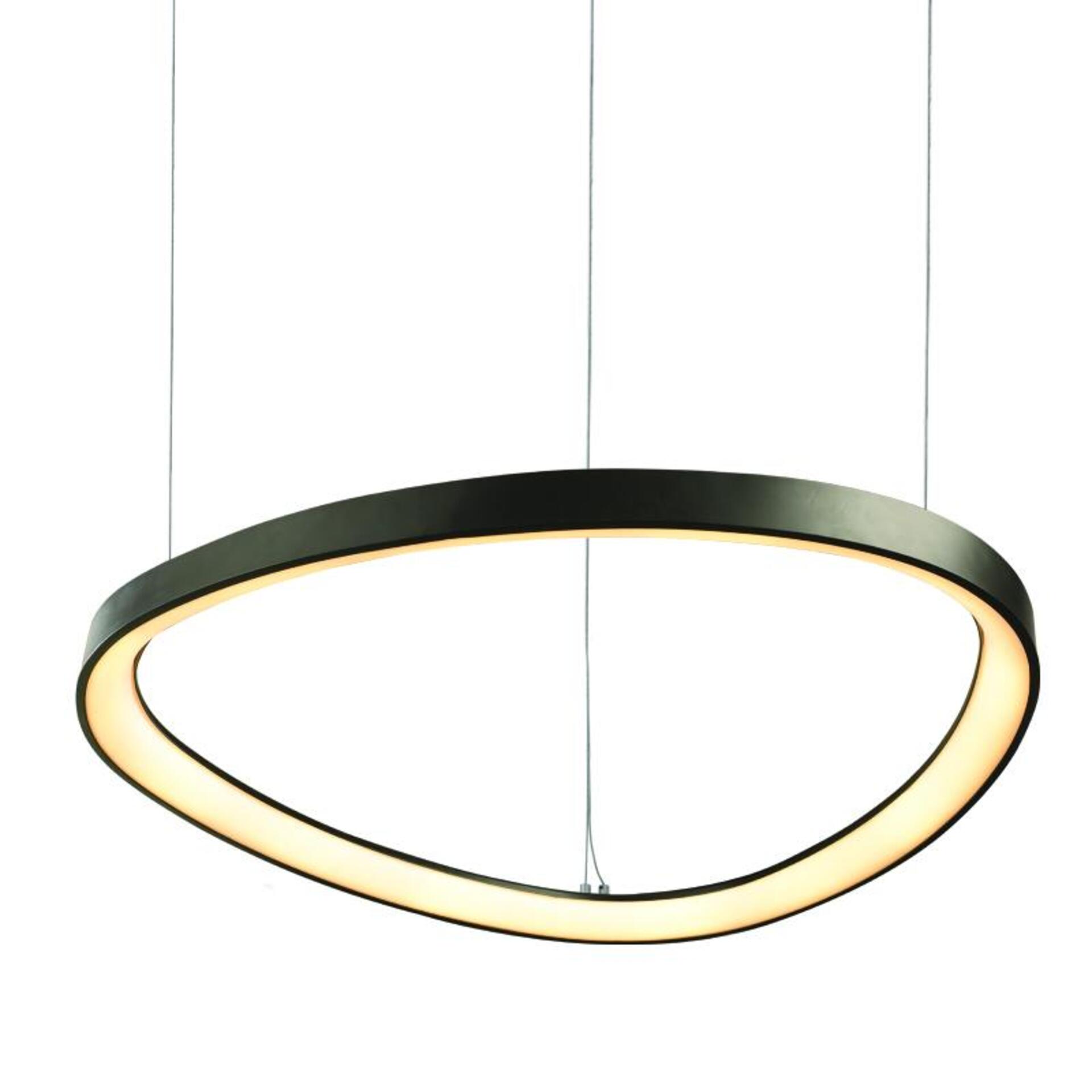 Levně ACA Lighting závěsné svítidlo LED 44W CCT 4670lm HARMONY černá, hliník IP20 BR97LEDP60BKCCT