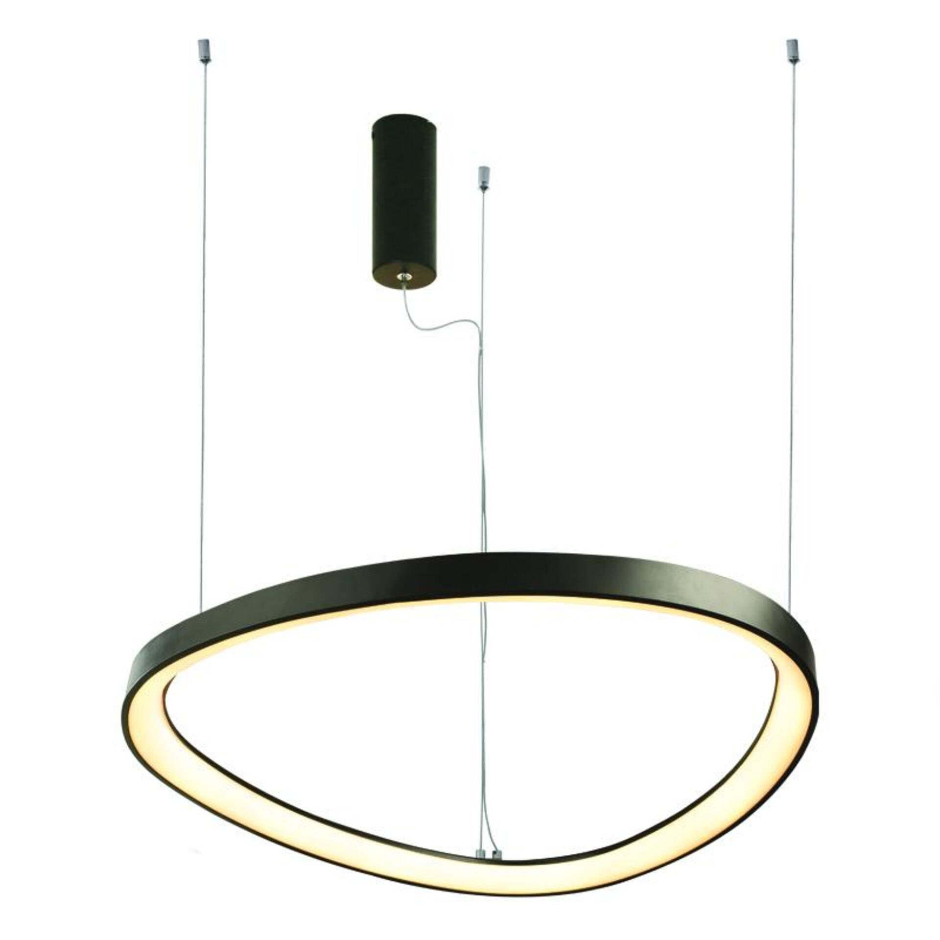 Levně ACA Lighting závěsné svítidlo LED 73W CCT 5800lm HARMONY černá, hliník IP20 BR97LEDP80BKCCT