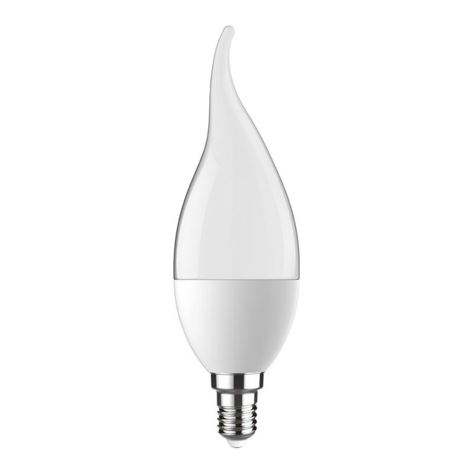 Levně ACA Lighting LED CANDLE TIP STEP DIM E14 230V 7W 6000K 230st. 570lm RA80 C37714CWTIPSD