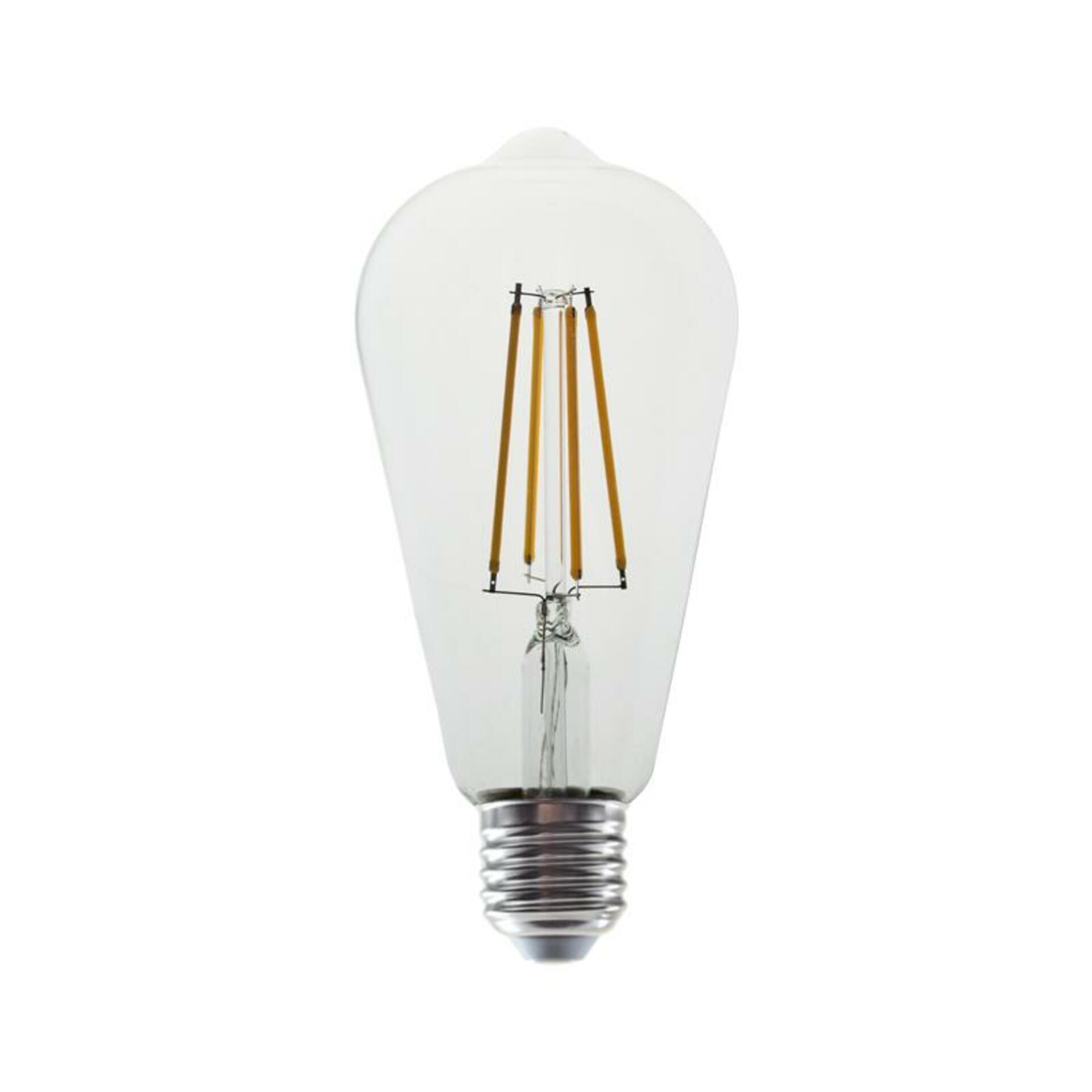 ACA Lighting LED FILAMENT E27 ST64 8W 4000K 230V 1010lm RA80 CONDI8NW