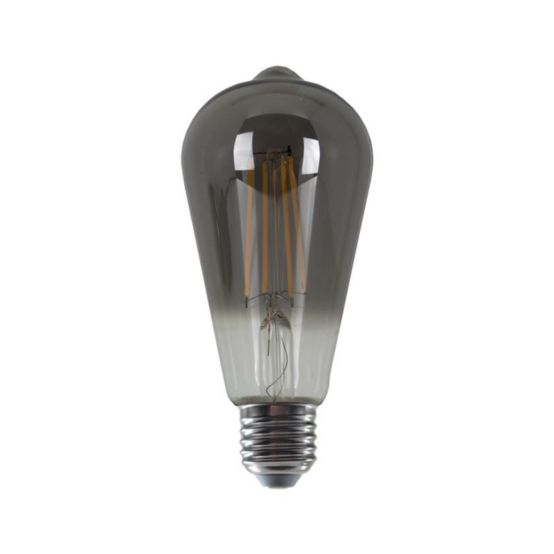 ACA Lighting LED FILAMENT E27 ST64  kouřová 8W 1800K 230V 400lm RA80 CONDI8WWSM