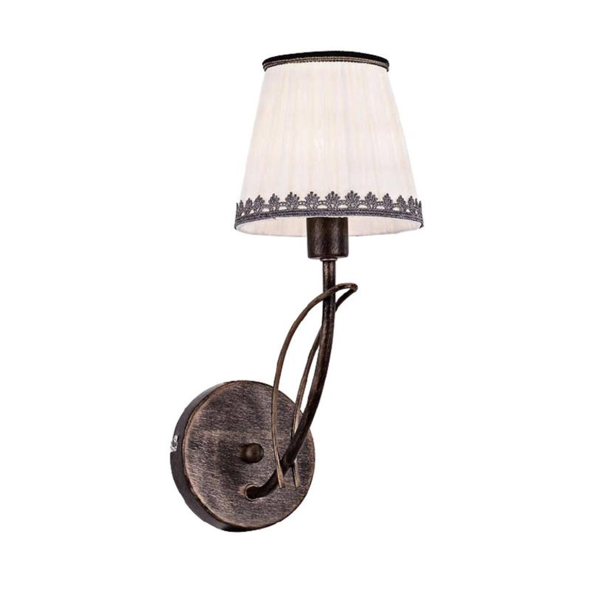 ACA Lighting Textile nástěnné svítidlo DLA11791WBG