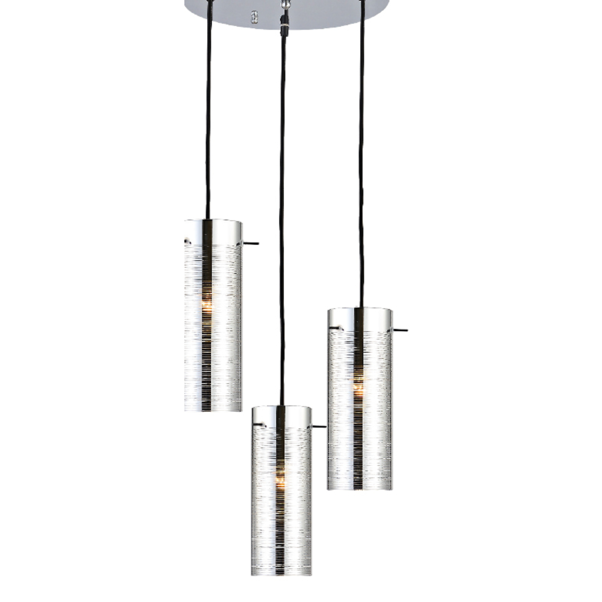 Levně ACA Lighting Style závěsné svítidlo DLA12593CH