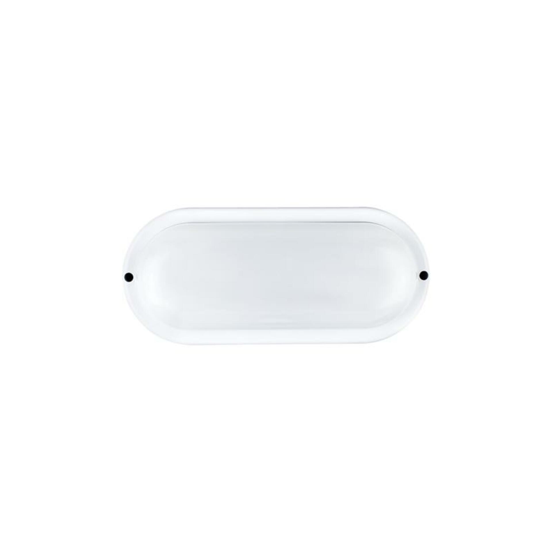 Levně ACA Lighting LED plastové bílé nástěnné svítidlo 230V AC IP65 10W 900lm 3000K 110d Ra80 DORA1030W
