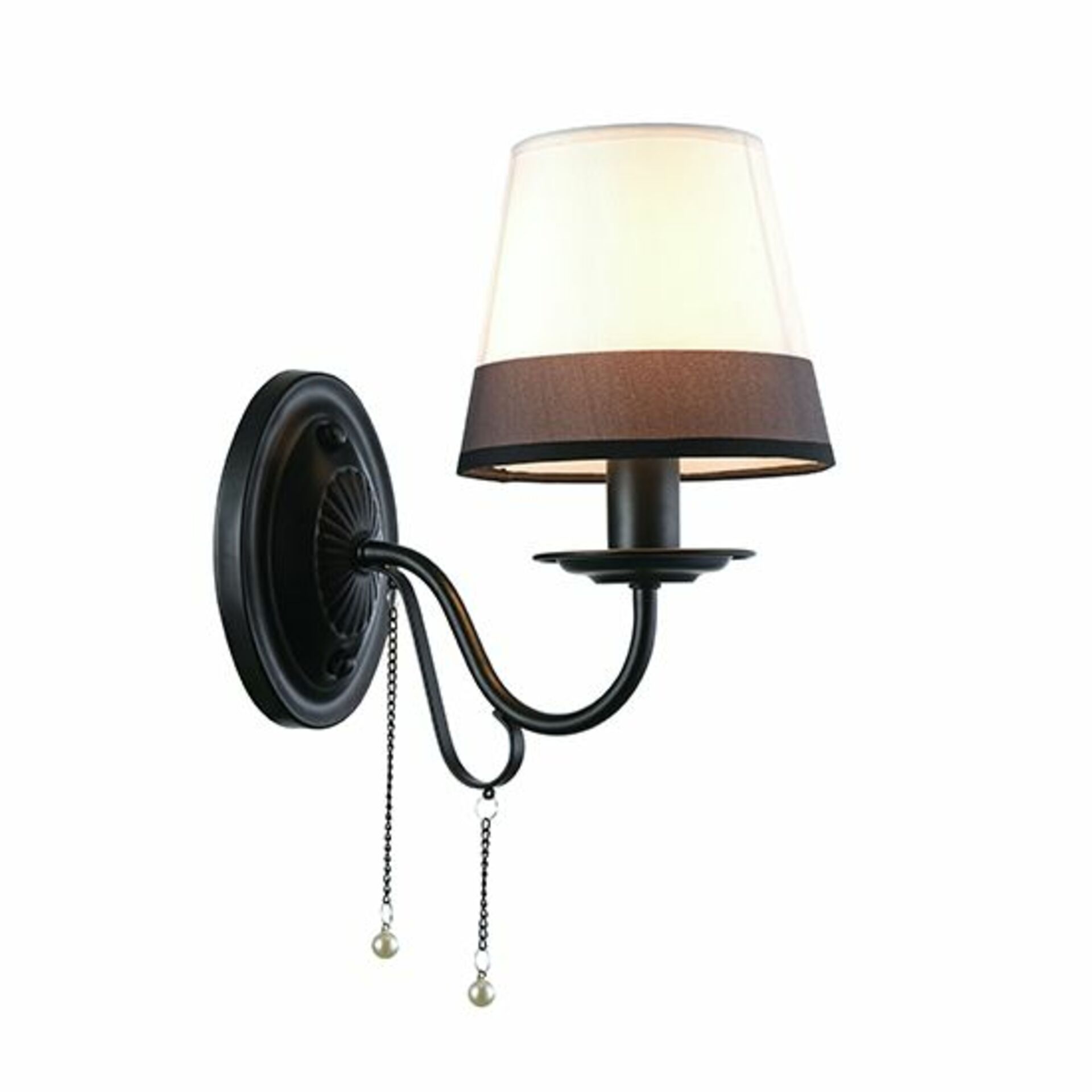 Levně ACA Lighting Textile nástěnné svítidlo EG167281WBW