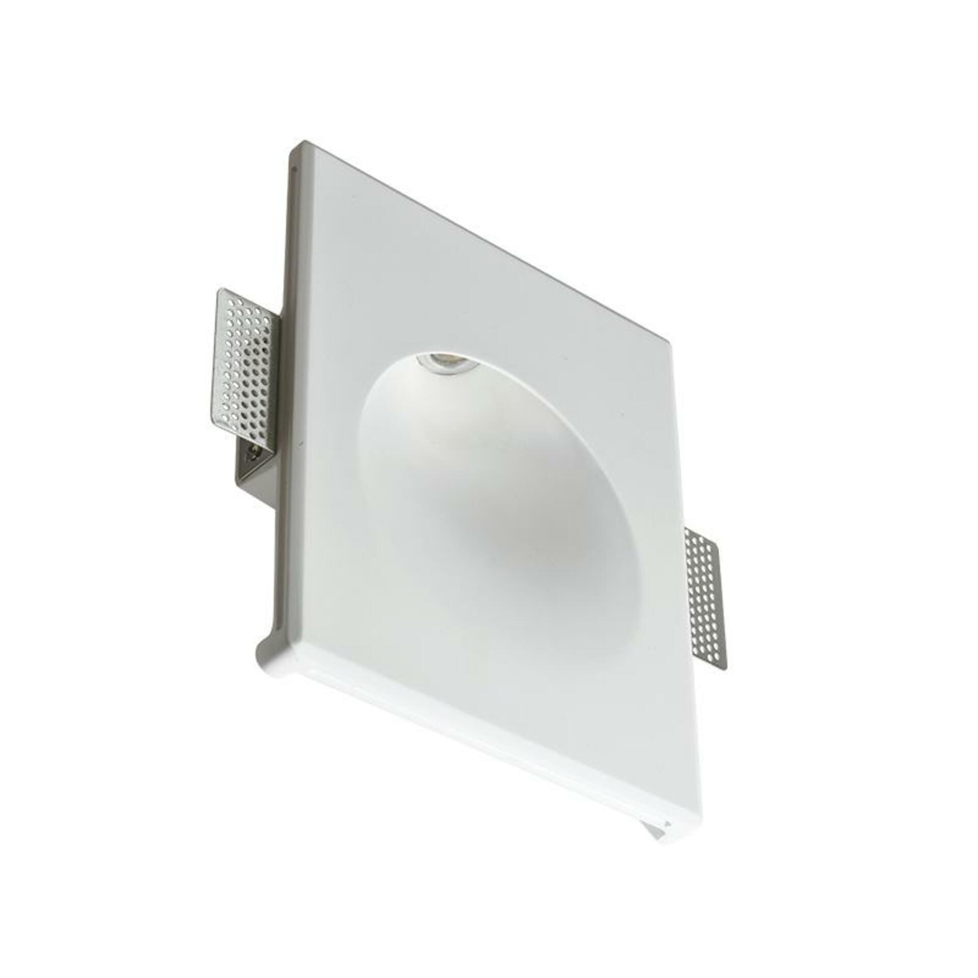 Levně ACA Lighting Gypsum zapuštěné sádrové svítidlo G8016G