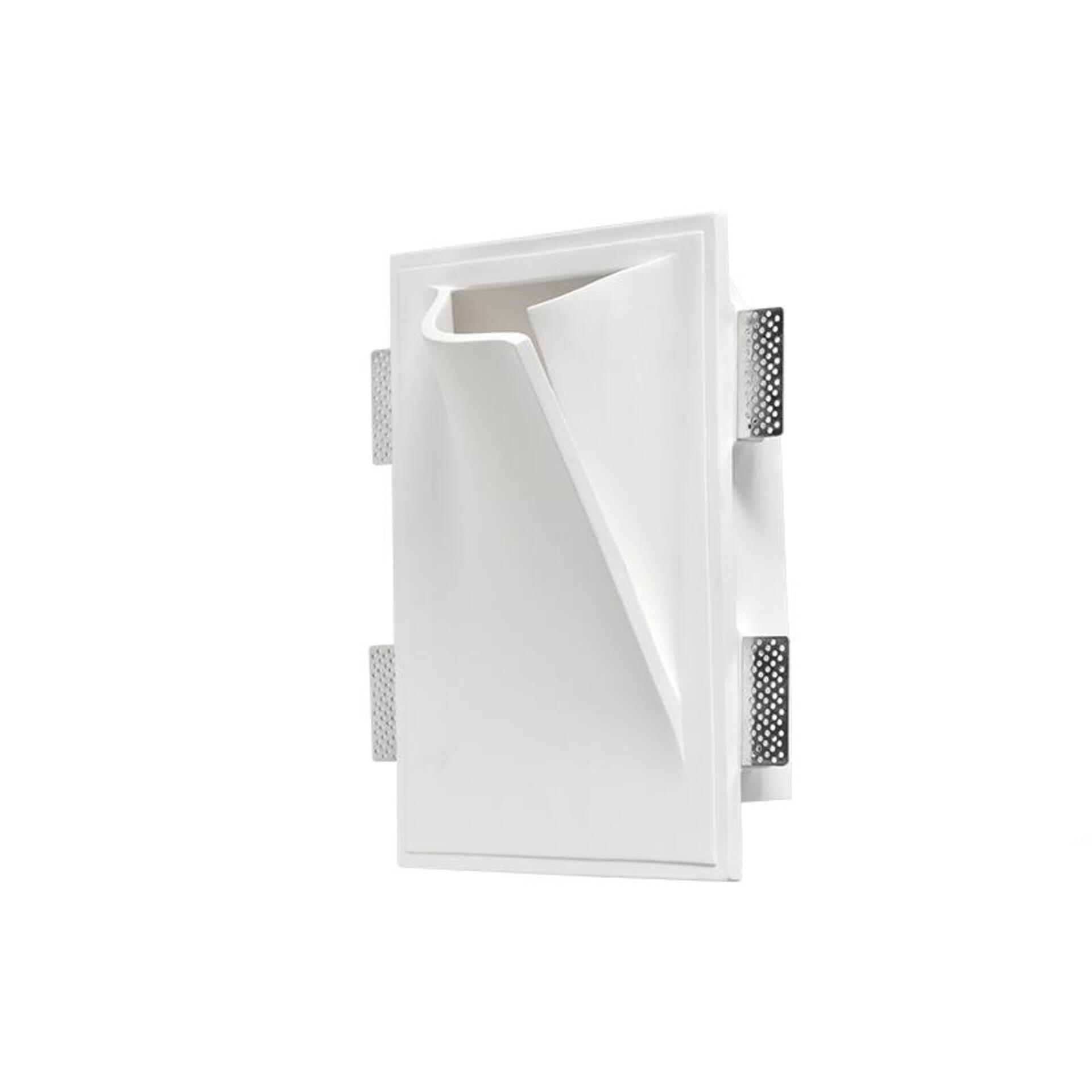 Levně ACA Lighting sádrové nástěnné zapuštěné bezrámečkové svítidlo GEO 1xE14 G8051R