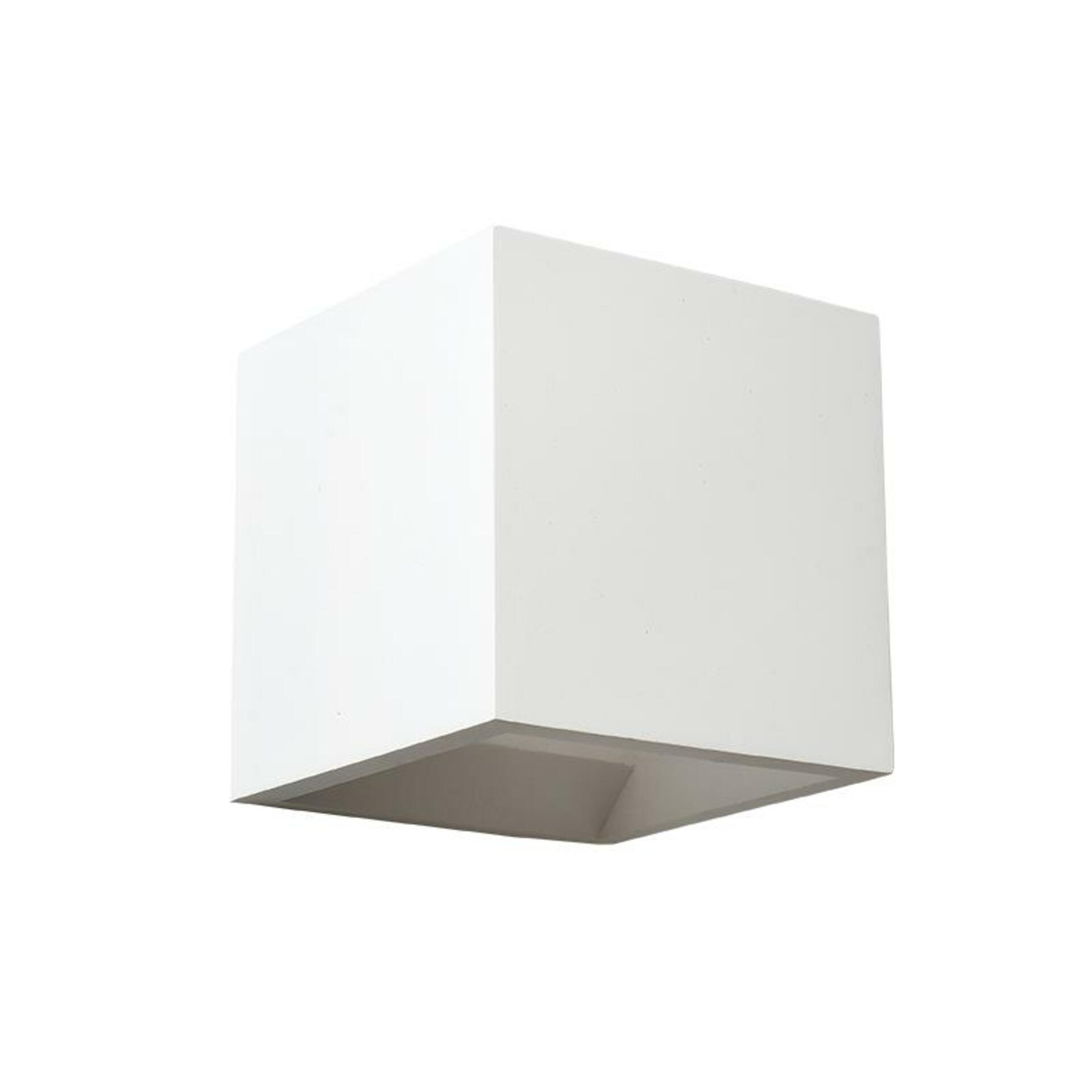 Levně ACA Lighting Gypsum nástěnné sádrové svítidlo G85141W