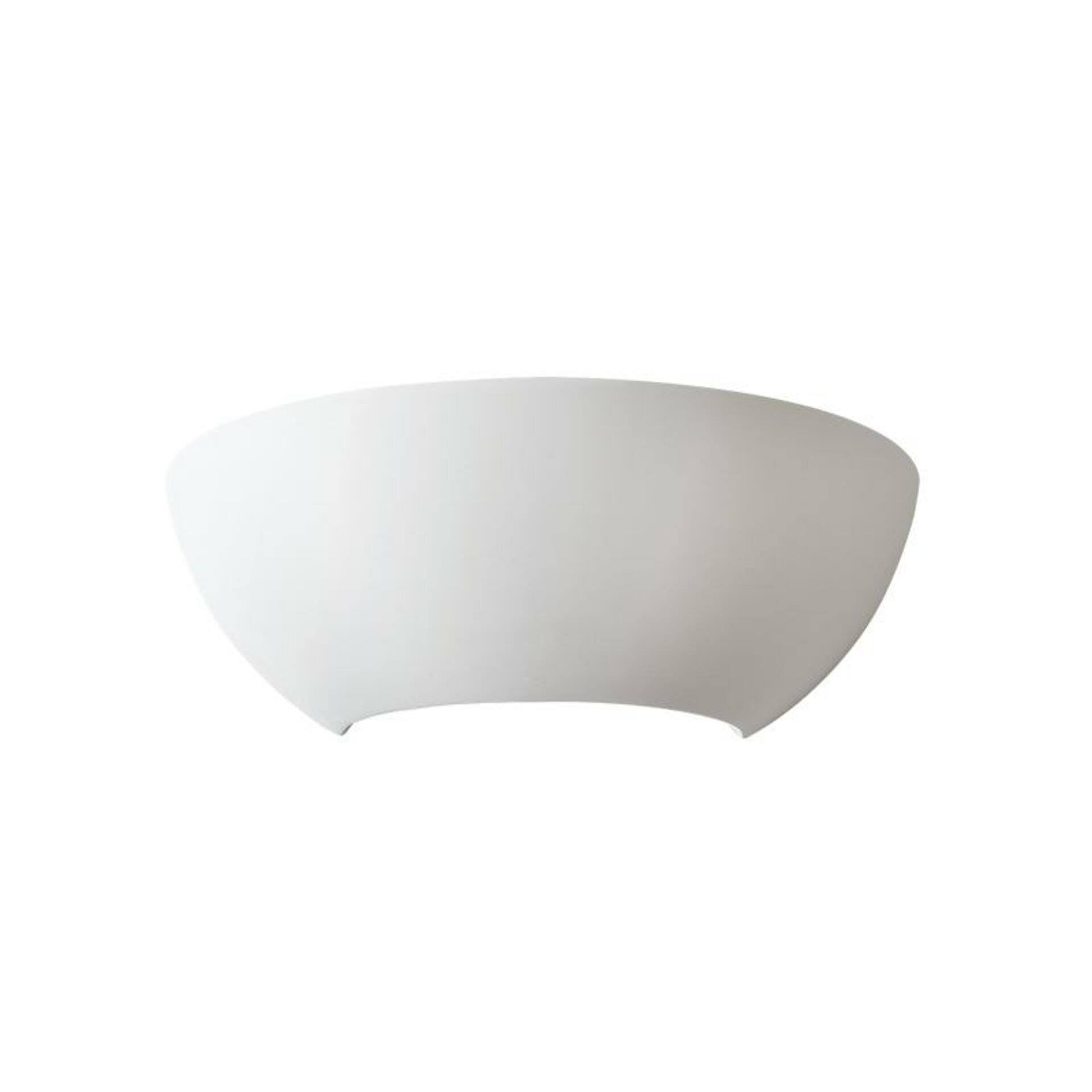 Levně ACA Lighting Gypsum nástěnné sádrové svítidlo G85151W