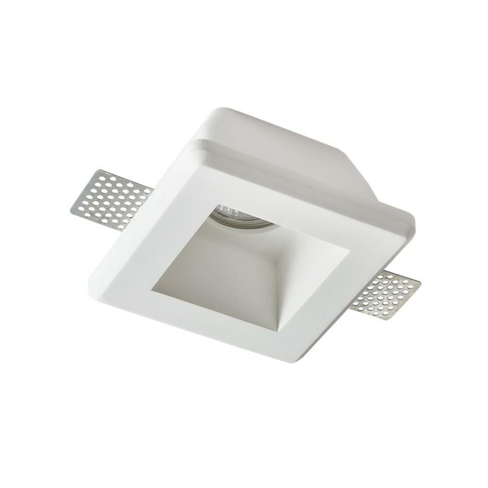 Levně ACA Lighting Gypsum zapuštěné bodové sádrové svítidlo G90011C