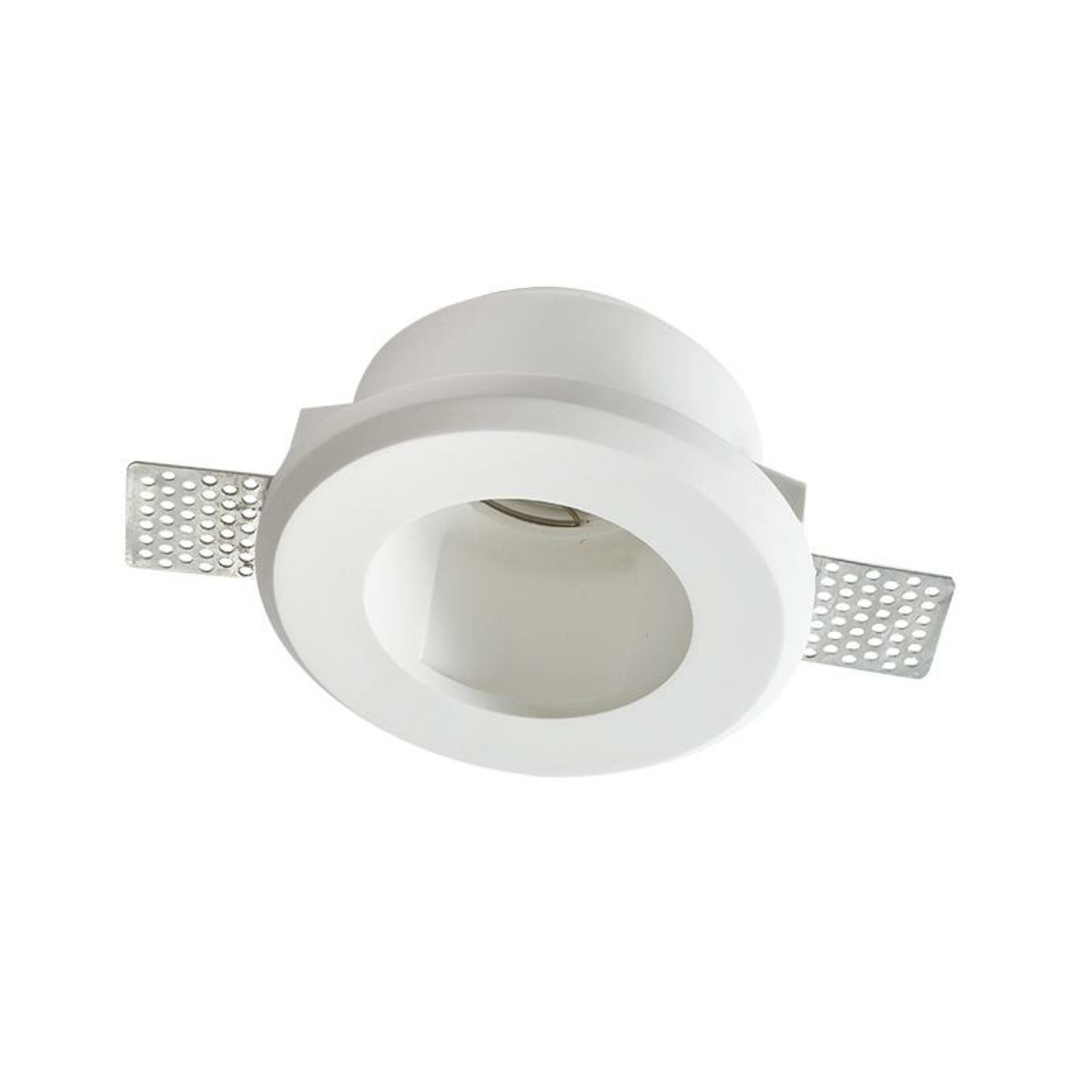 Levně ACA Lighting Gypsum zapuštěné bodové sádrové svítidlo G90021C