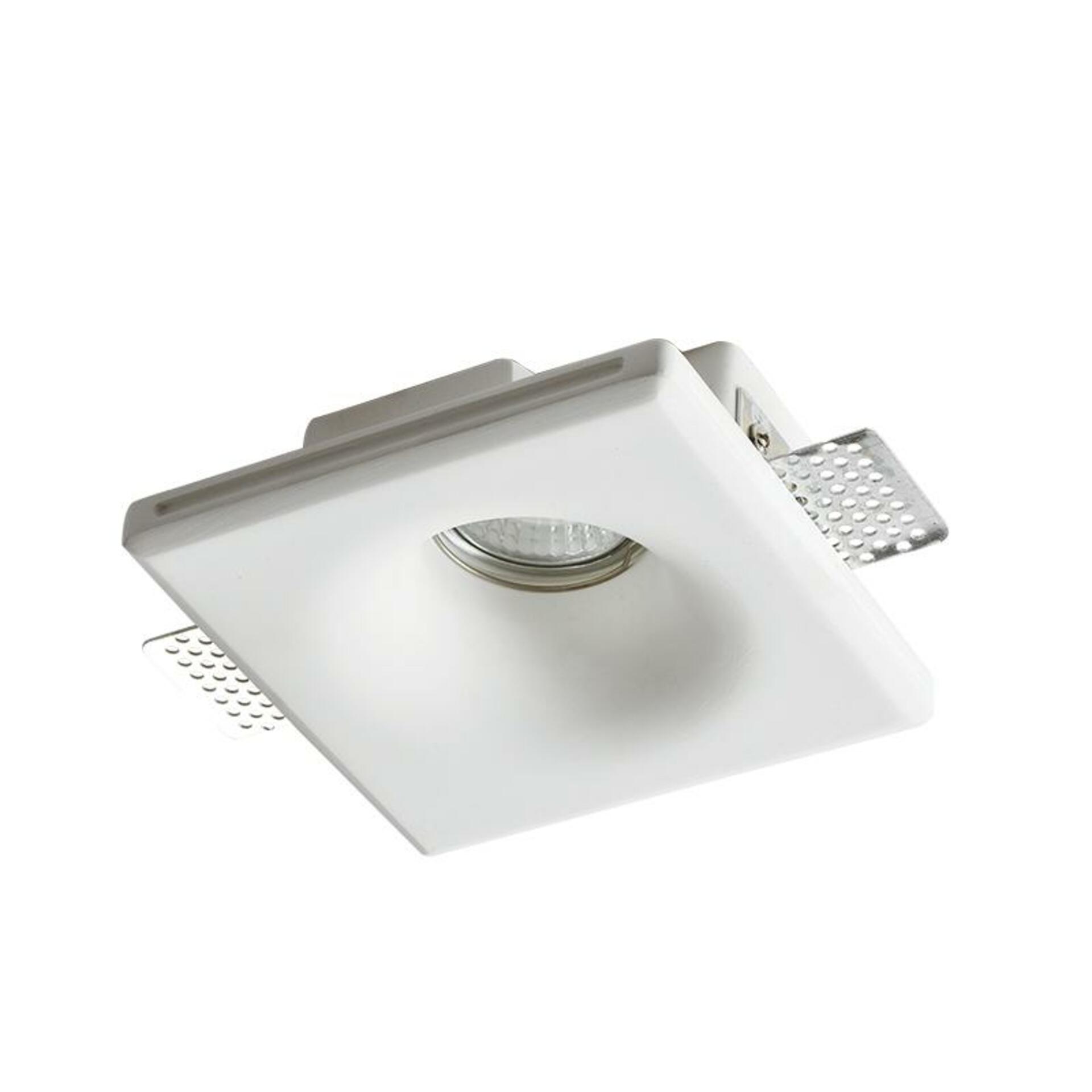 Levně ACA Lighting Gypsum zapuštěné bodové sádrové svítidlo G90031C