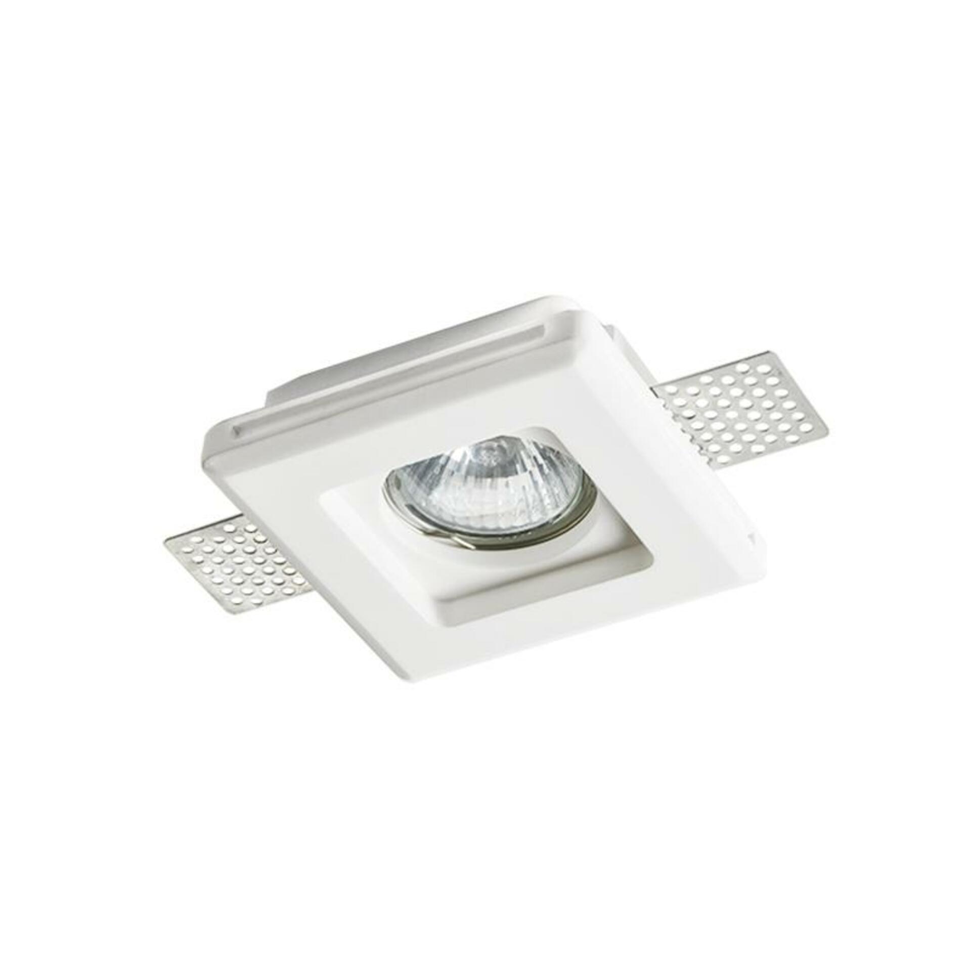 Levně ACA Lighting Gypsum zapuštěné bodové sádrové svítidlo G90041C