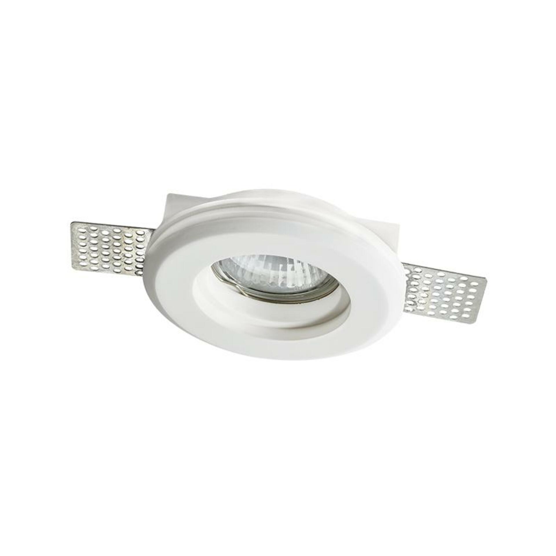 Levně ACA Lighting Gypsum zapuštěné bodové sádrové svítidlo G90051C