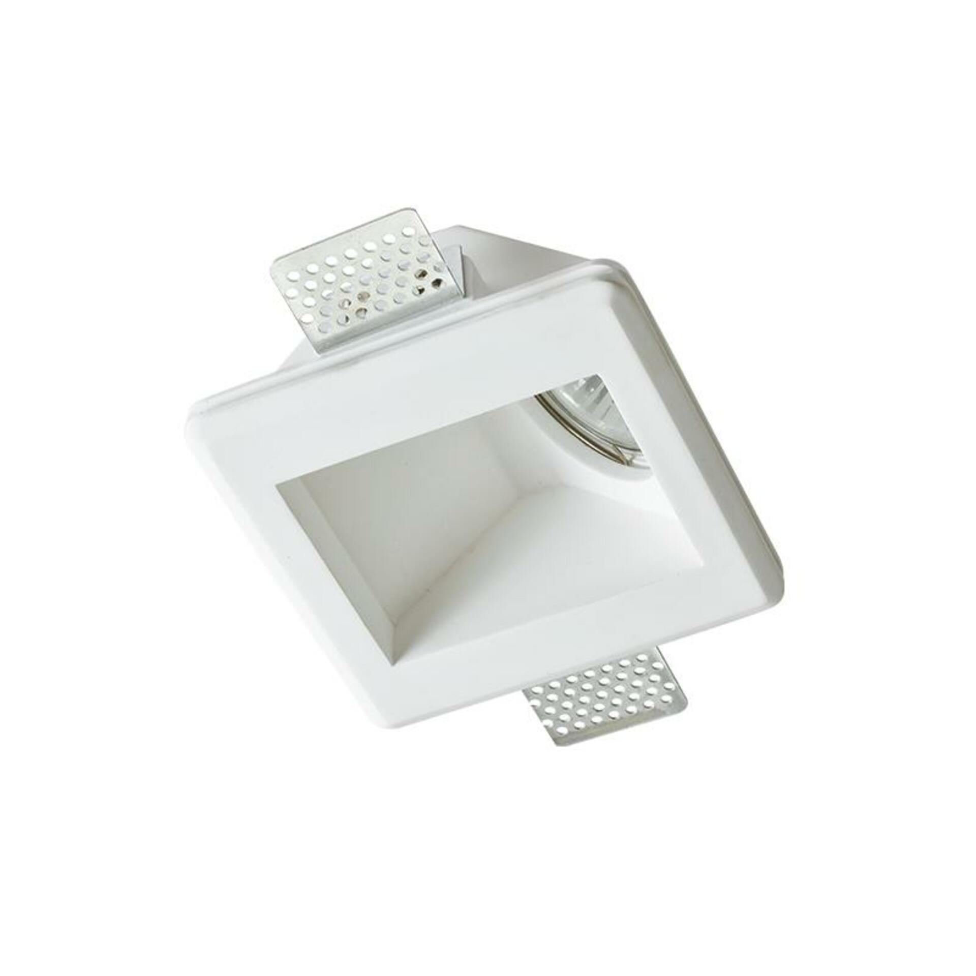 Levně ACA Lighting Gypsum zapuštěné sádrové svítidlo G90061C