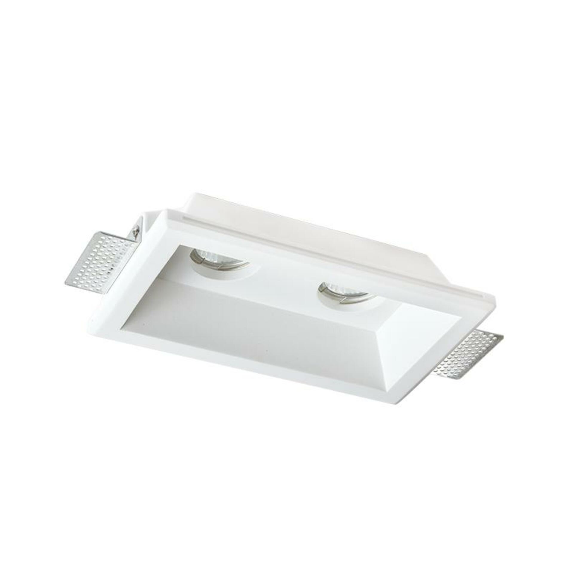 Levně ACA Lighting Gypsum zapuštěné bodové sádrové svítidlo G90102C