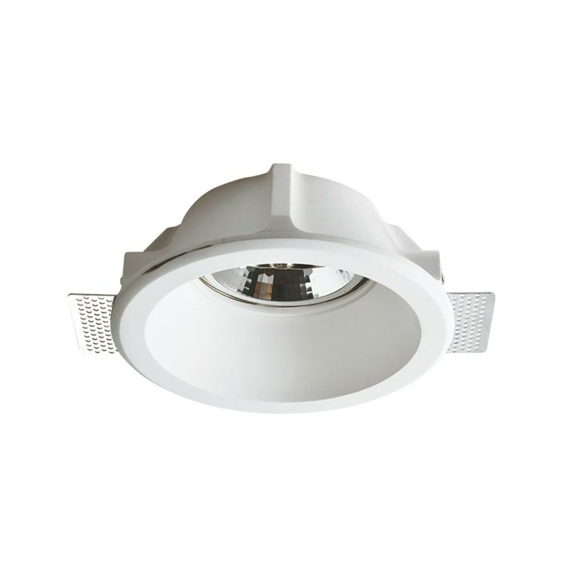 Levně ACA Lighting Gypsum zapuštěné bodové sádrové svítidlo G90151C