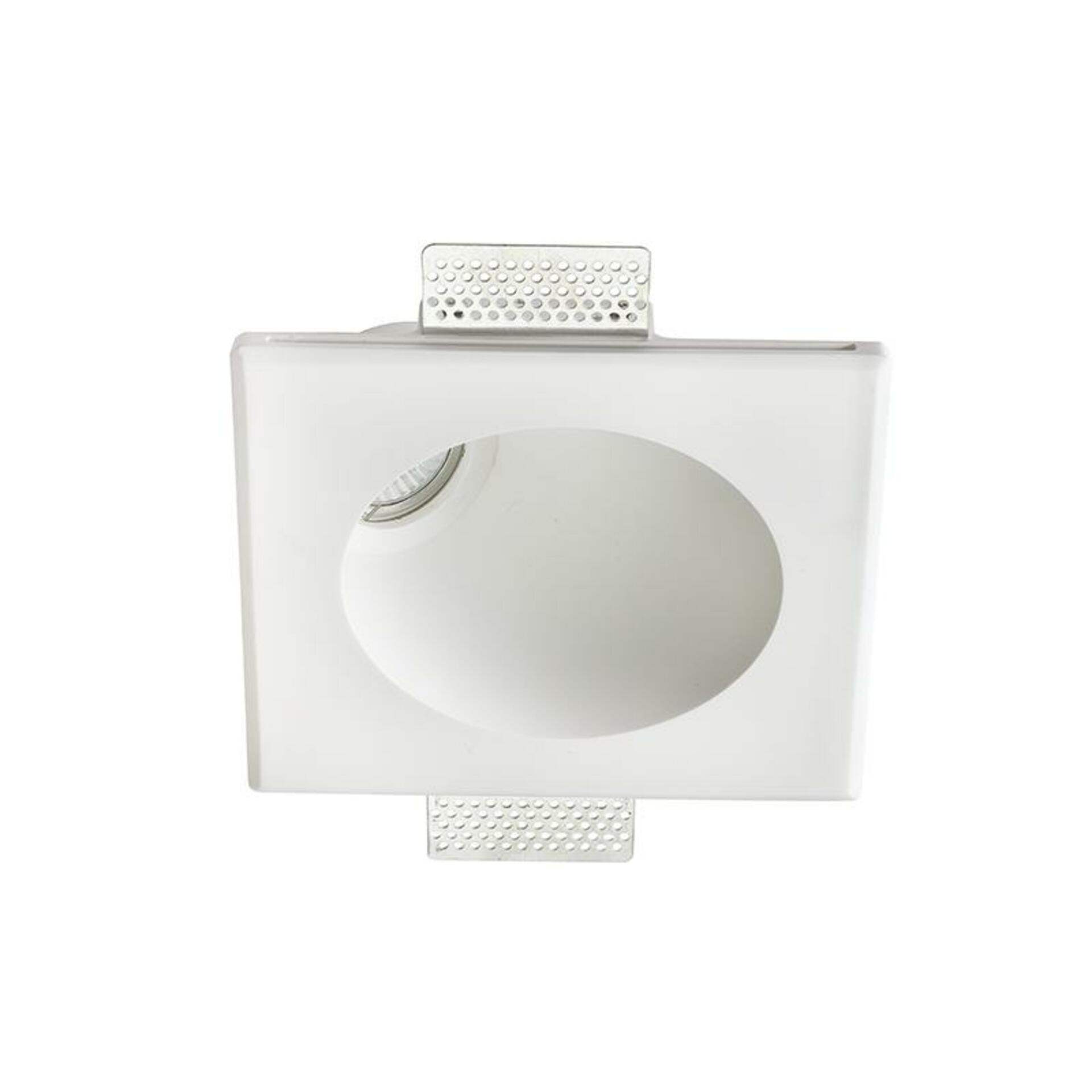 Levně ACA Lighting Gypsum zapuštěné bodové sádrové svítidlo G90351C