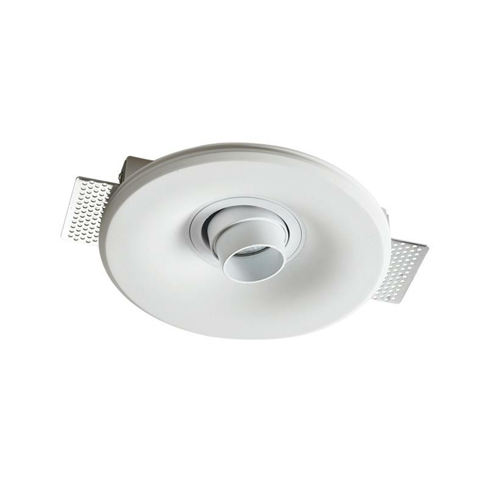 Levně ACA Lighting Gypsum zapuštěné bodové sádrové svítidlo G90401C