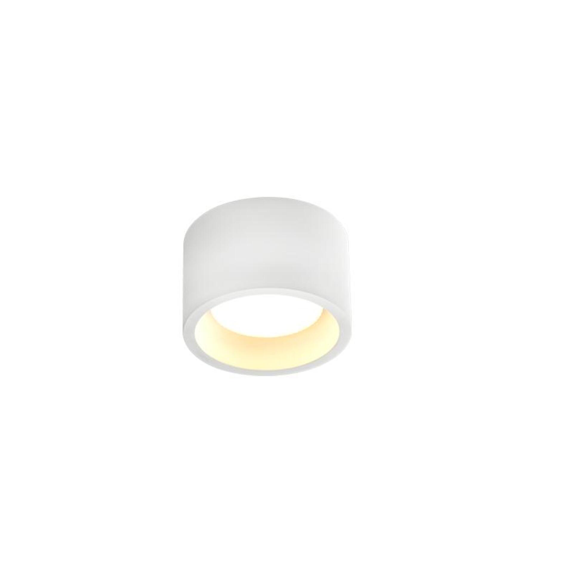 Levně ACA Lighting stropní sádrové svítidlo GENI kulaté bílé 1xGX53 G96011