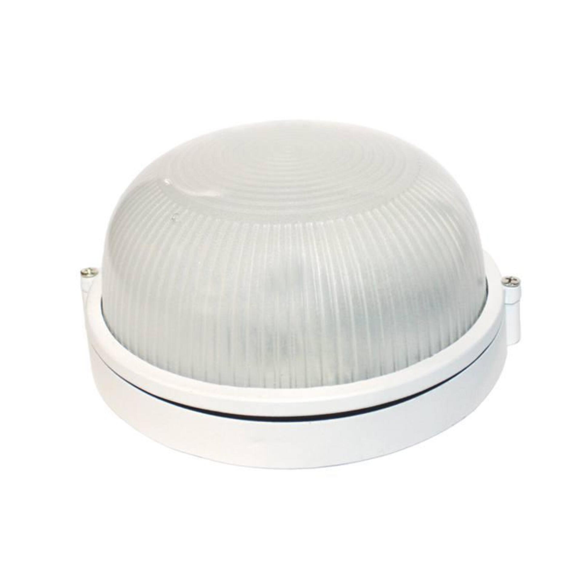 Levně ACA Lighting venkovní stropní a nástěnné svítidlo IP54 E27, bílá, odolné do exteriéru C3619M