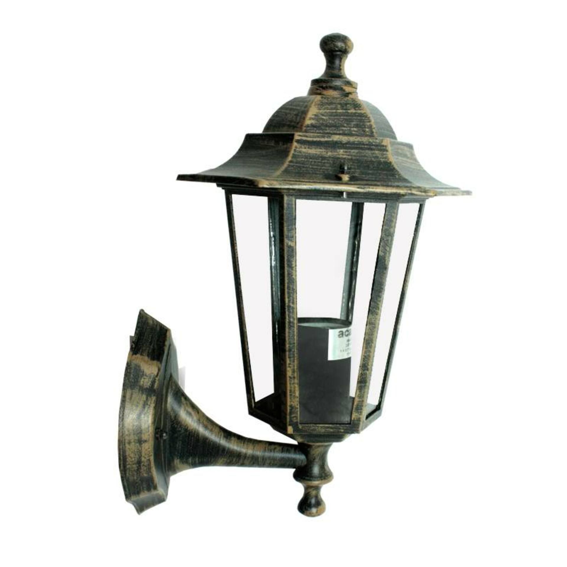 Levně ACA Lighting Garden lantern venkovní nástěnné svítidlo HI6021R
