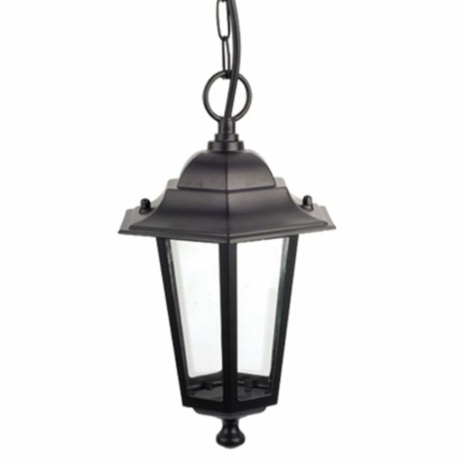 Levně ACA Lighting Garden lantern venkovní závěsné svítidlo HI6025B