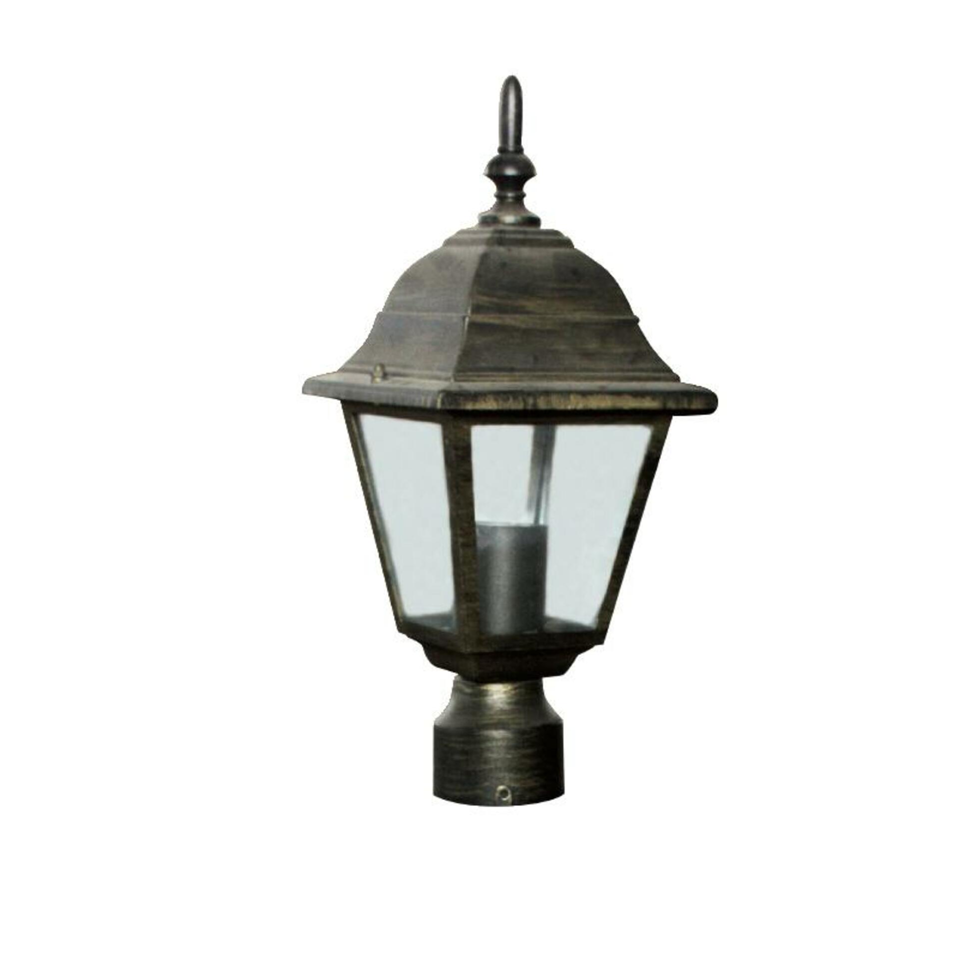 Levně ACA Lighting Garden lantern venkovní sloupové svítidlo HI6044GB