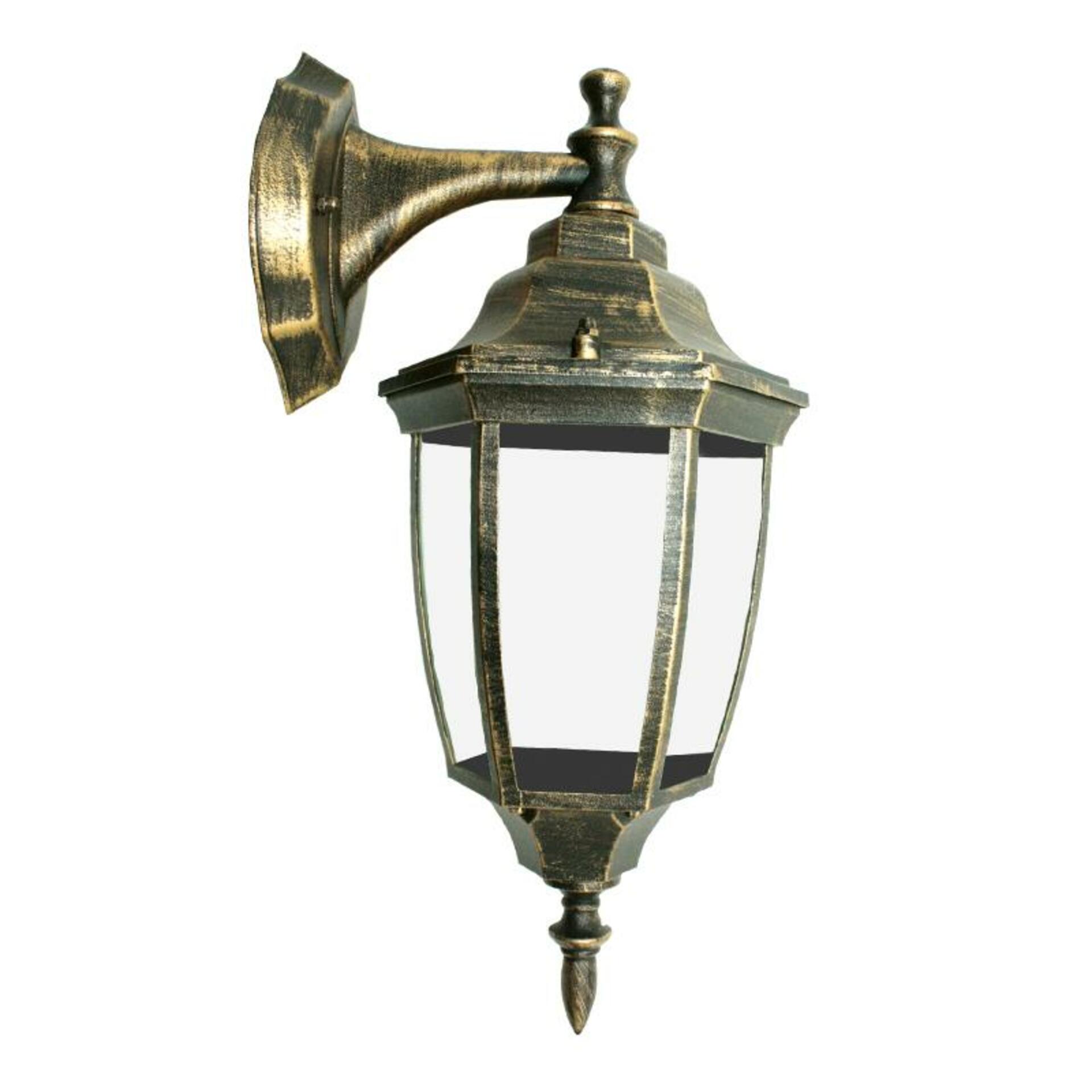 Levně ACA Lighting Garden lantern venkovní nástěnné svítidlo HI6172GB