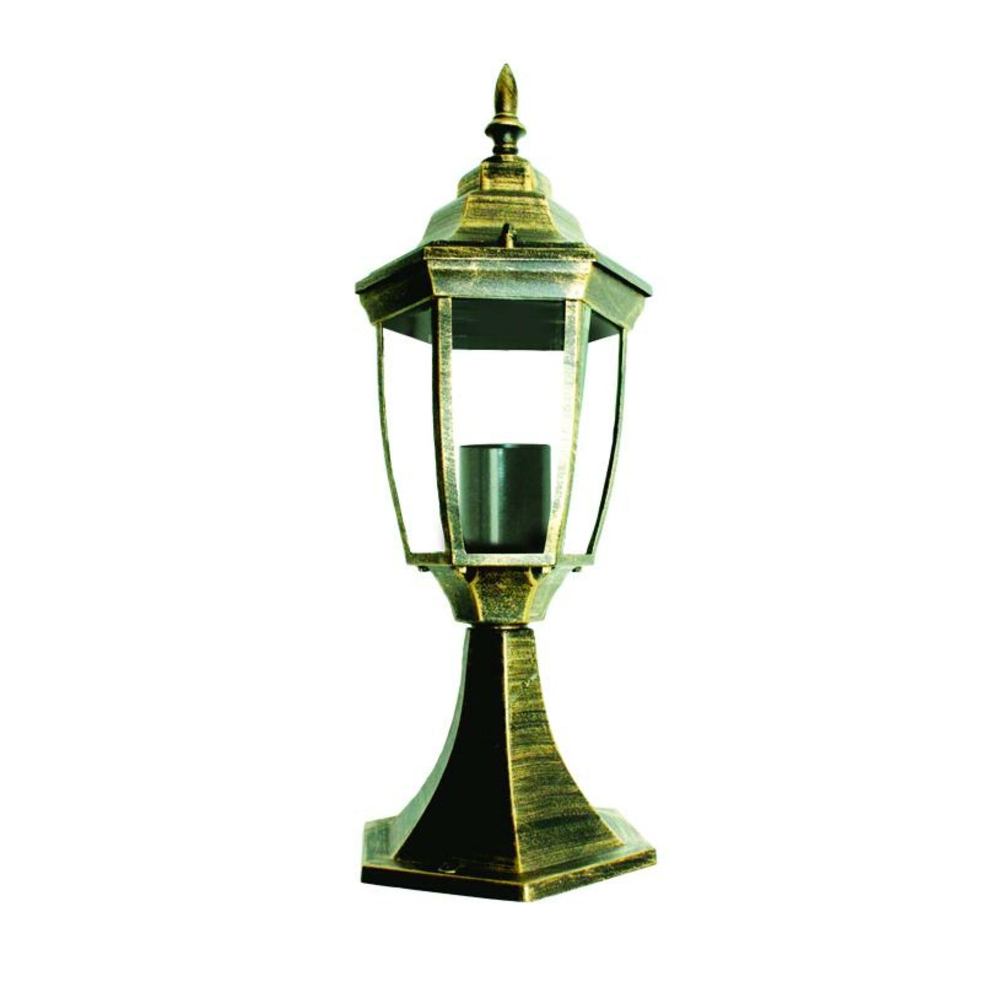 Levně ACA Lighting Garden lantern venkovní stojací svítidlo HI6173GB