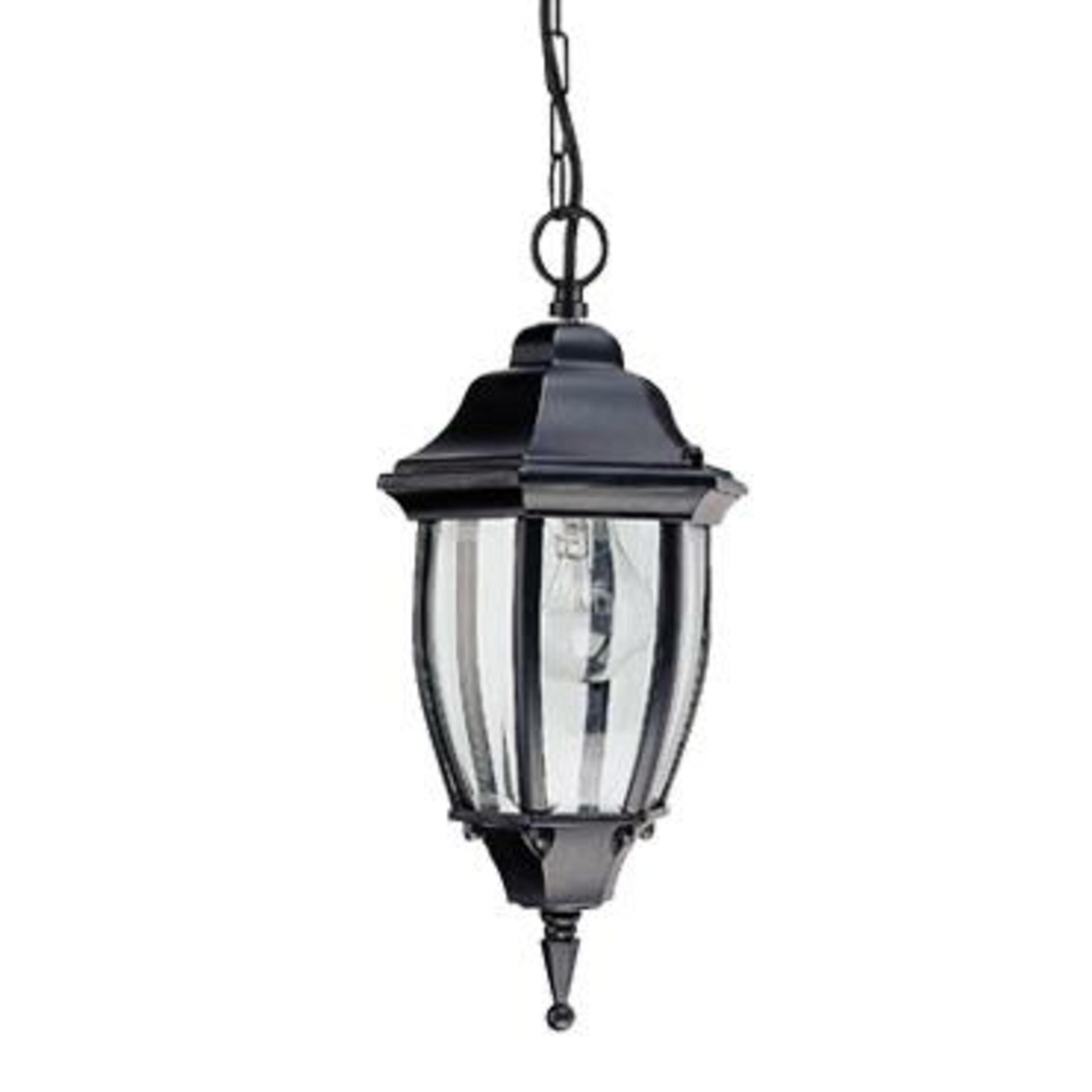 Levně ACA Lighting Garden lantern venkovní závěsné svítidlo HI6175B