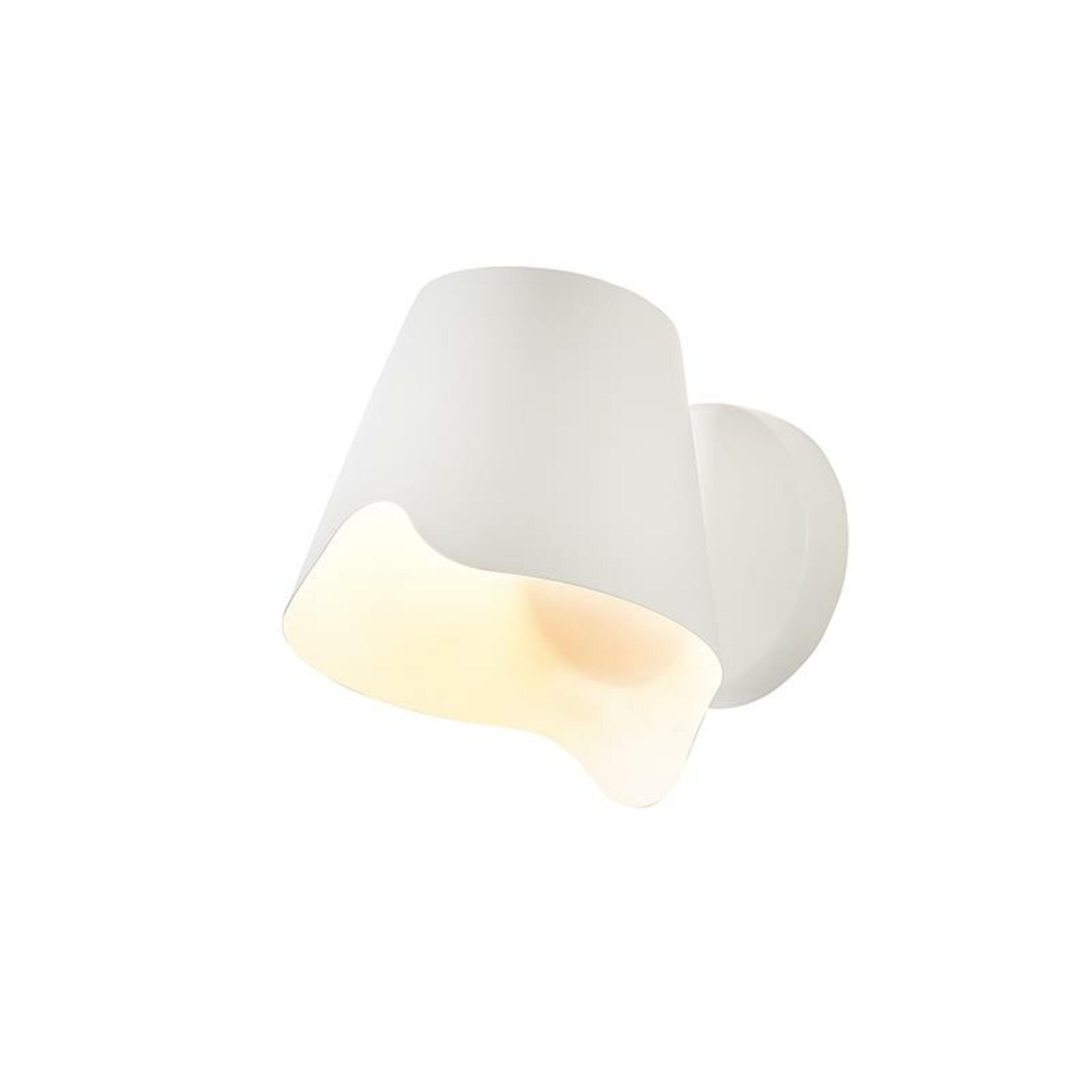 Levně ACA Lighting nástěnné svítidlo 1XE27 bílý kov 21X17X20CM MONET HM481W21WH