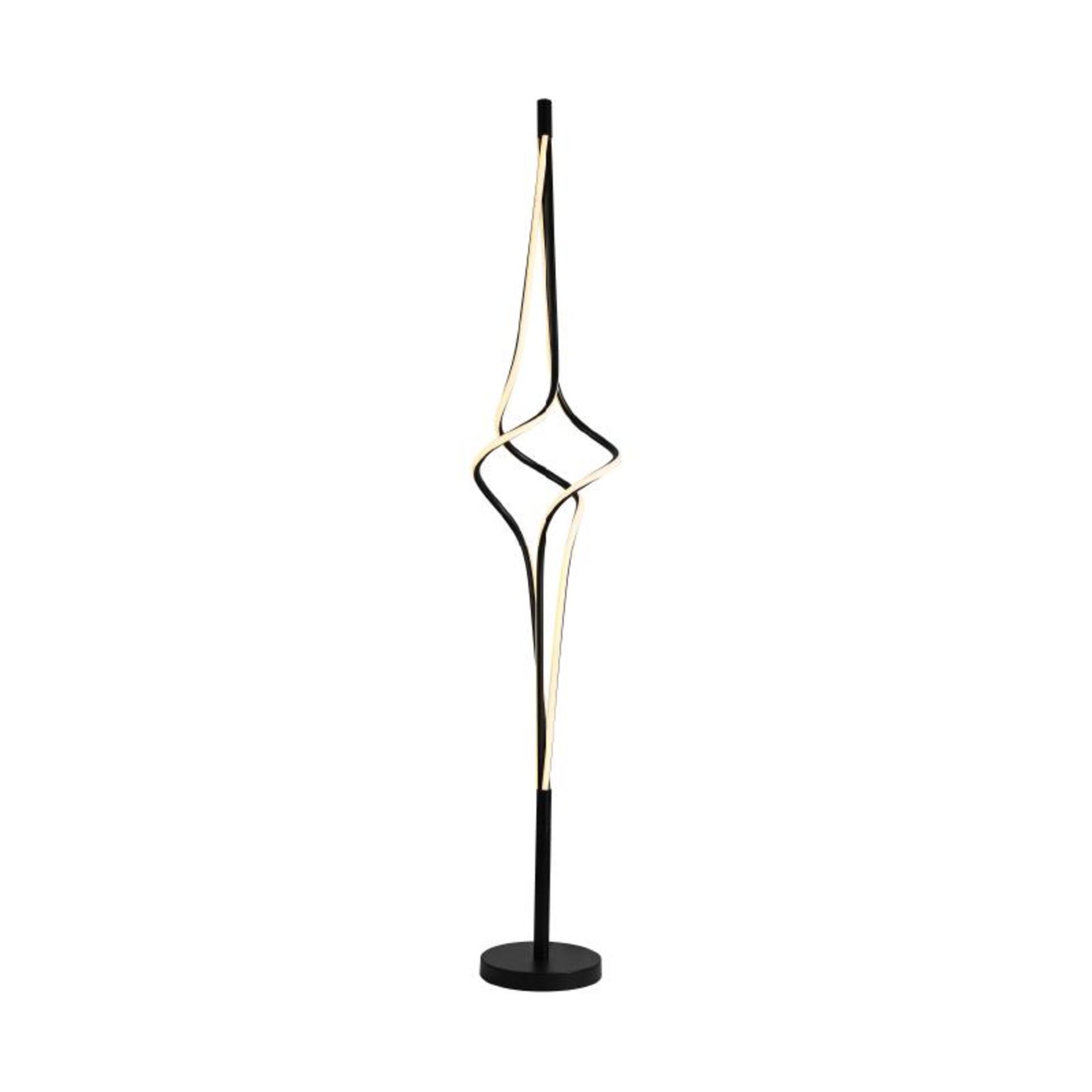 Levně ACA Lighting stojací lampa LED 48W 3800lm CCT IP20 černý hliník + akryl HM607LEDFBKCCT