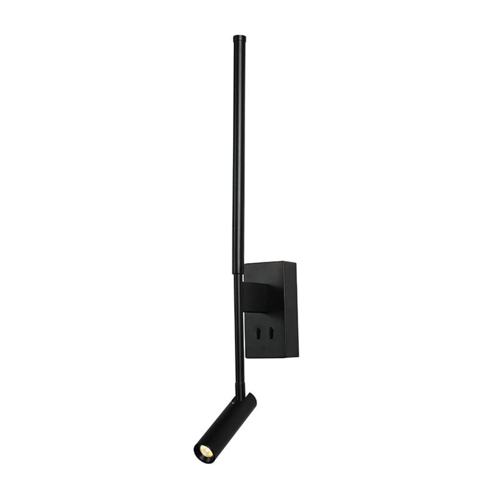 Levně ACA Lighting nástěnné svítidlo LED 5W + COB 3W 700lm 3000K IP20 černá hliník + akryl HM616LEDWBK
