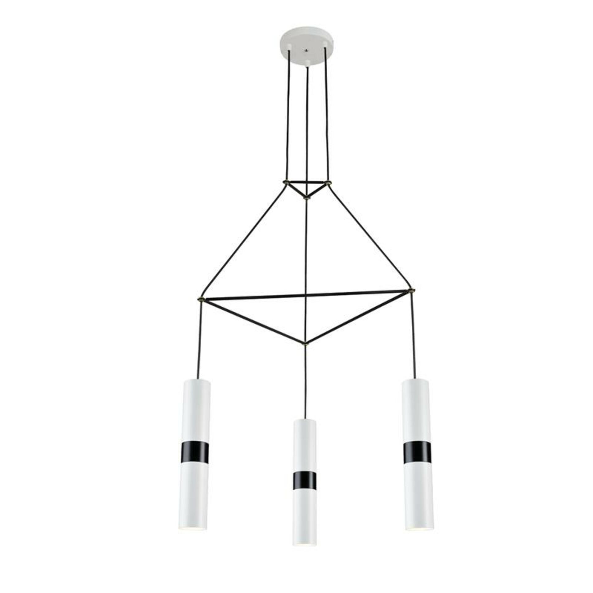 ACA Lighting závěsné svítidlo 3XGU10 bílý kov 56X49XH150CM DA VINCI HM853P56WH