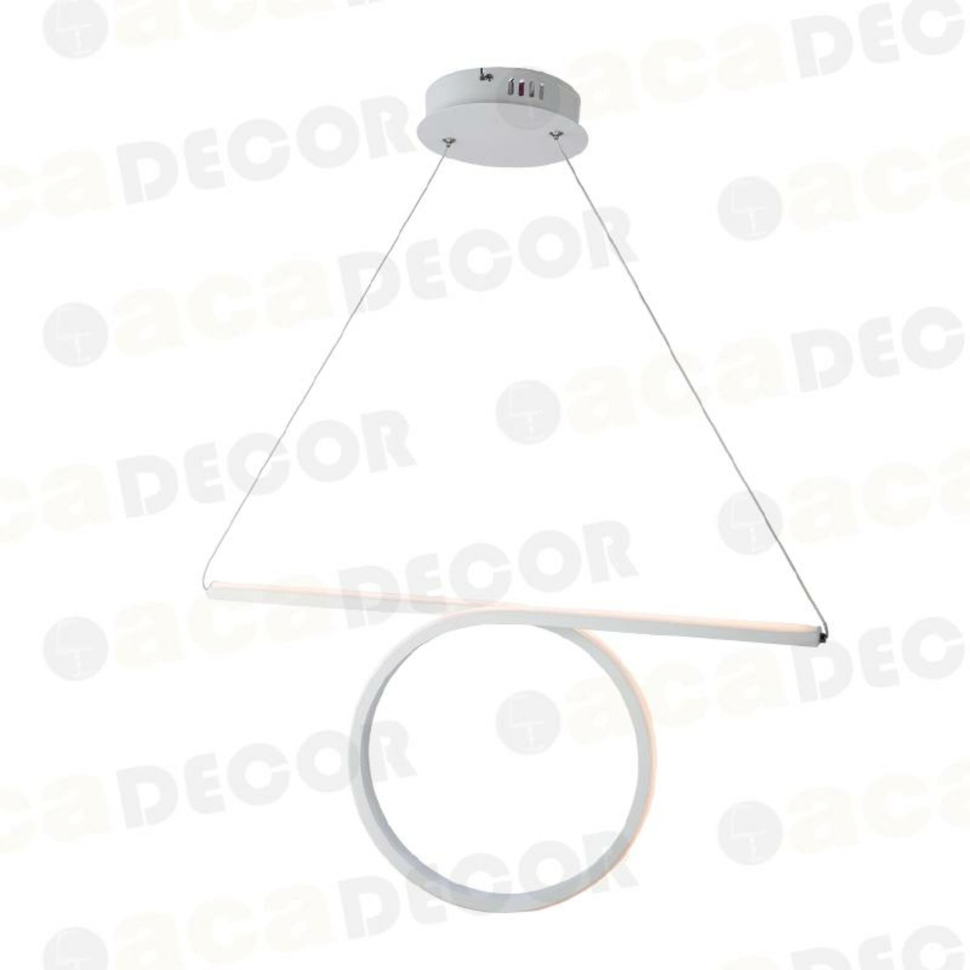 Levně ACA Lighting Decoled LED závěsné svítidlo HM98LEDP64WH