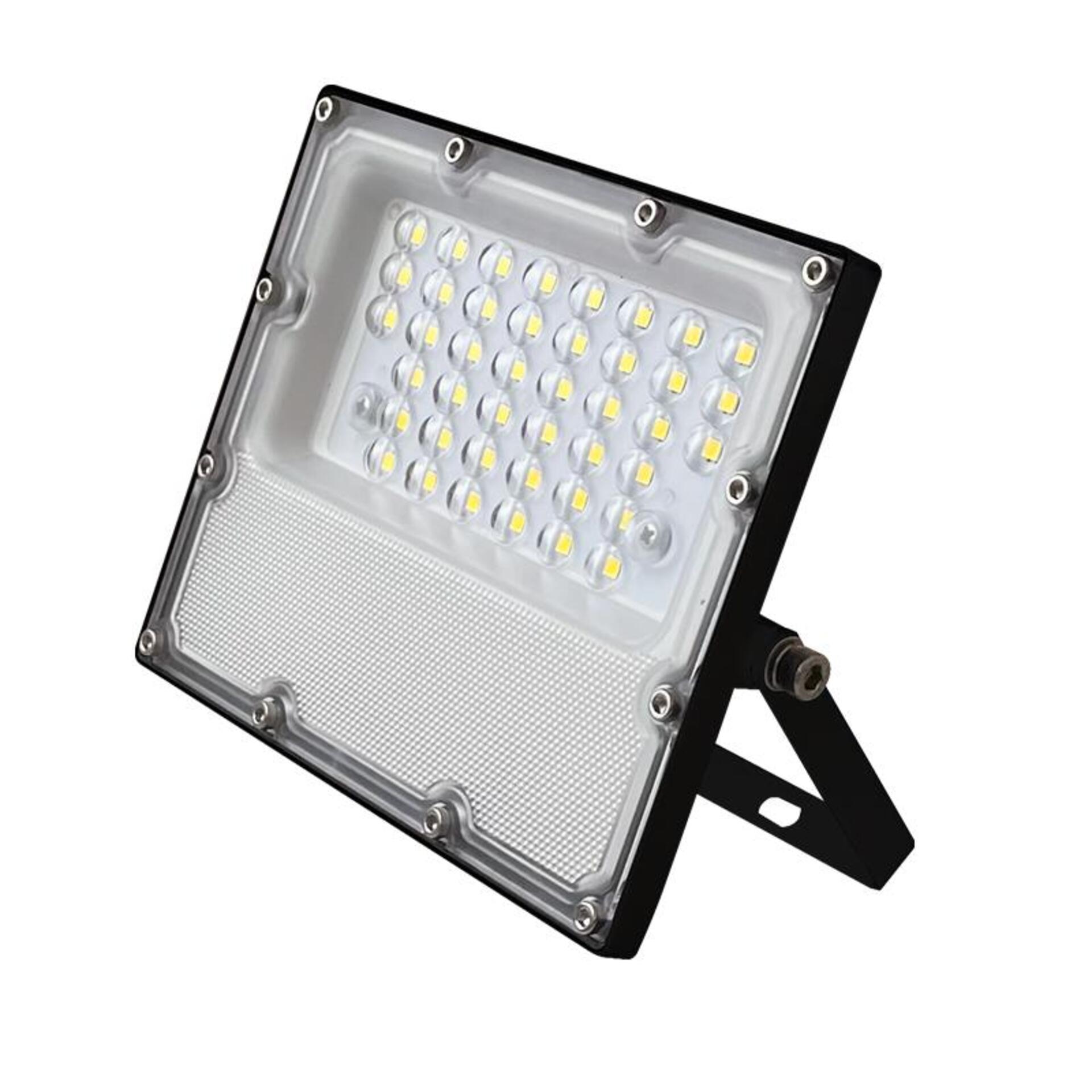 Levně ACA Lighting LED SMD černý reflektor IP65 10W 6000K 1200lm 100-277V AC RA80 IK08 5let záruka bezpečnostní ventil J1060