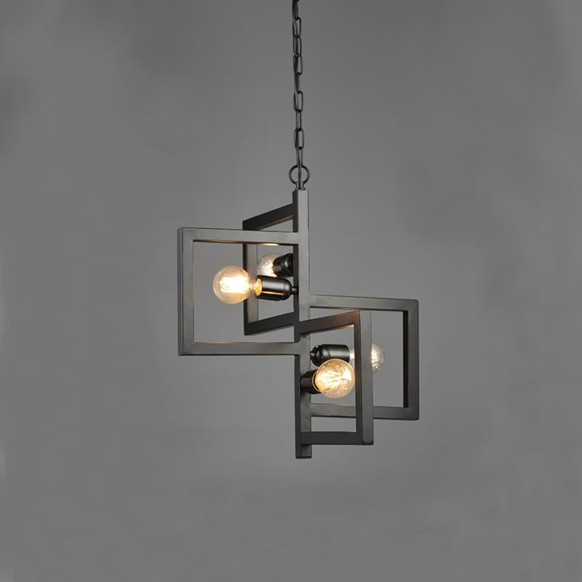 ACA Lighting Vintage závěsné svítidlo KS14254BK