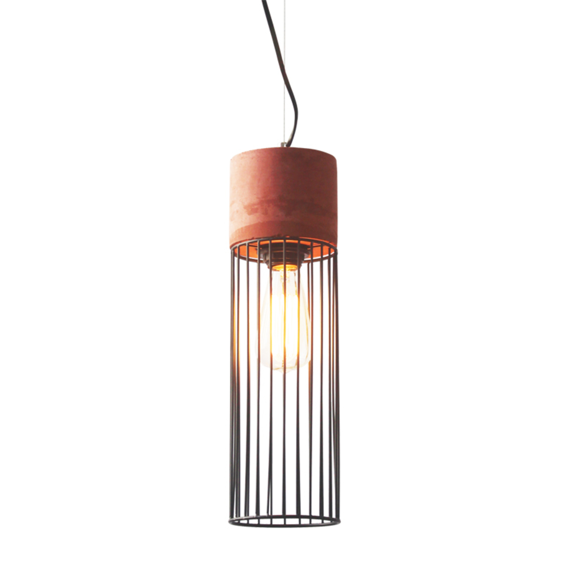 ACA Lighting Vintage závěsné svítidlo KS178412RB