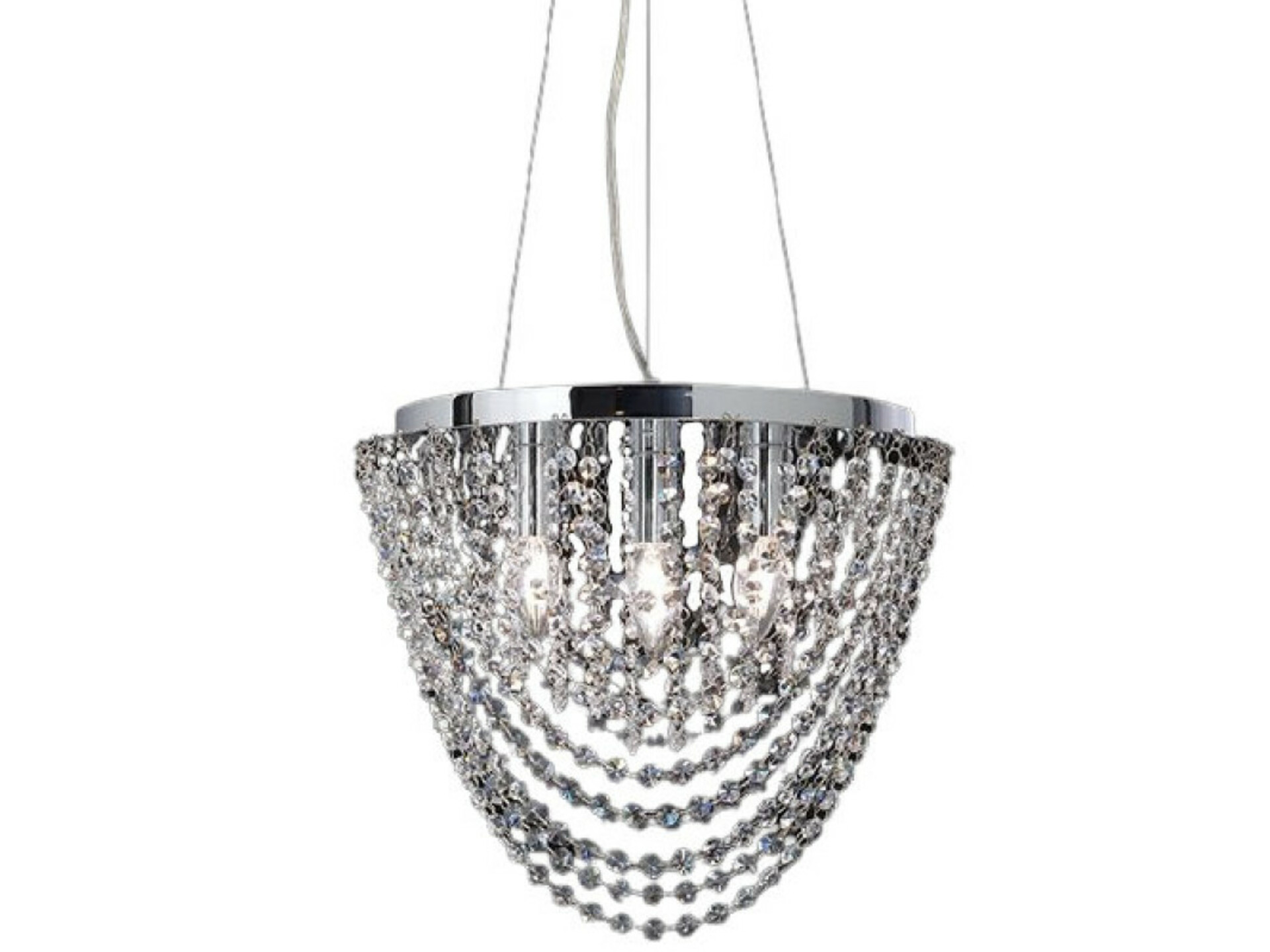 Levně ACA Lighting Crystal stropní svítidlo MISSY404P