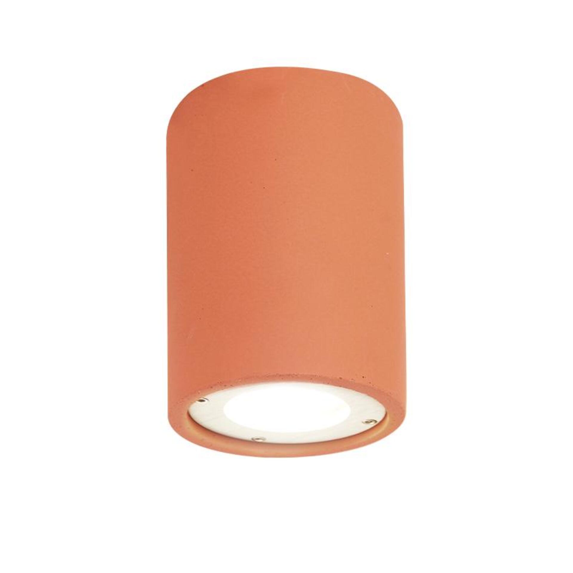 Levně ACA Lighting venkovní stropní svítidlo GU10 IP65, terakota beton, kulaté