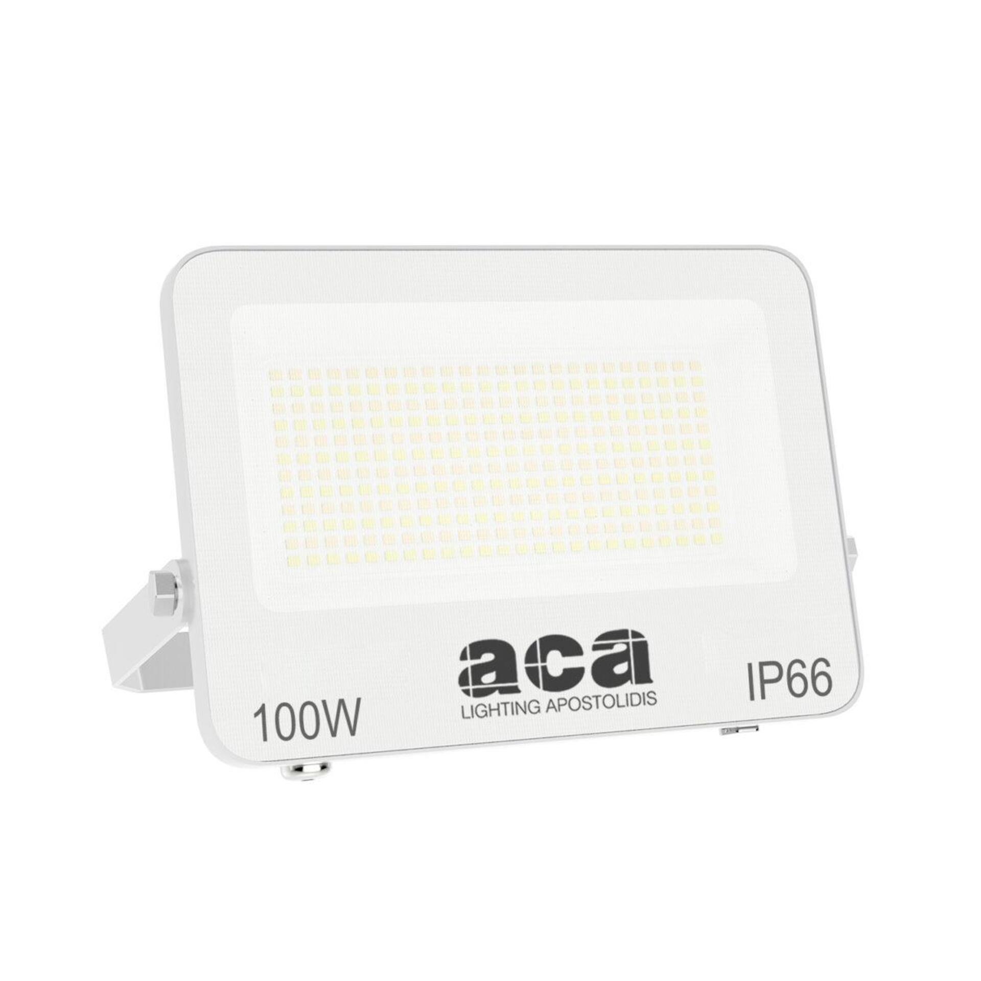Levně ACA Lighting LED SMD bílý reflektor 100W 3CCT 10000lm 185-265V Ra80 IP66 N100CCTW
