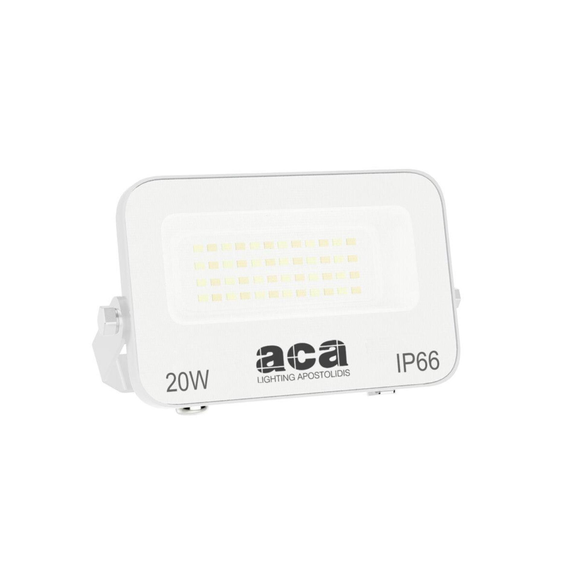 Levně ACA Lighting LED SMD bílý reflektor 20W 3CCT 2000lm 185-265V Ra80 IP66 N20CCTW