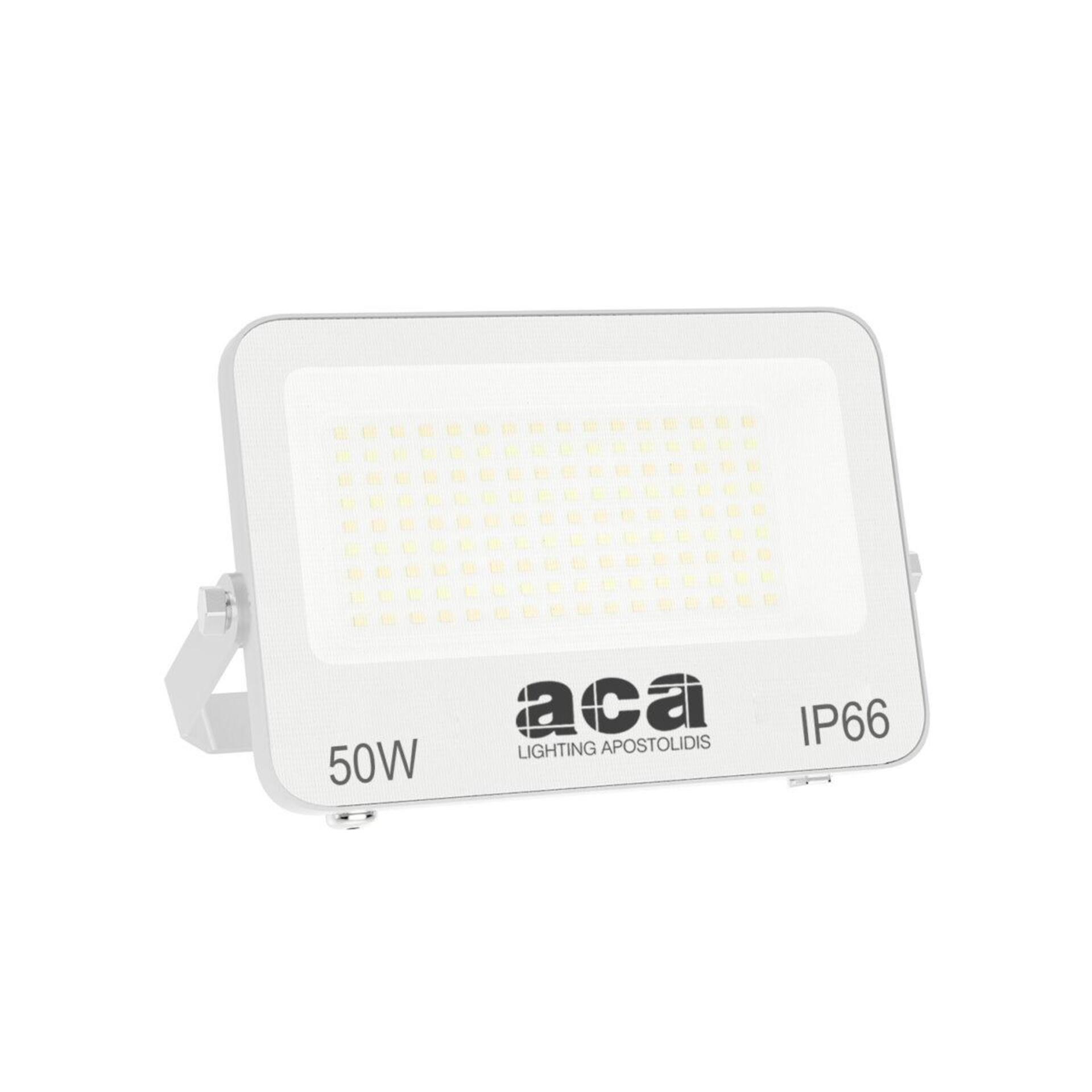 Levně ACA Lighting LED SMD bílý reflektor 50W 3CCT 5000lm 185-265V Ra80 IP66 N50CCTW