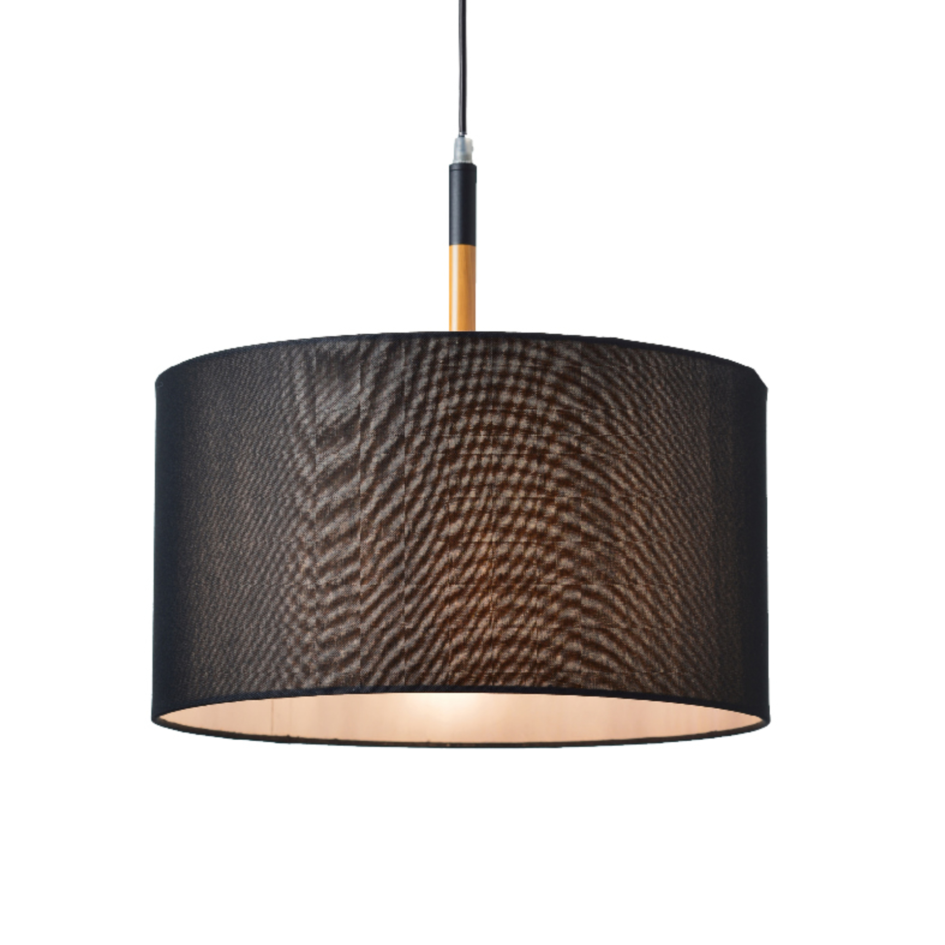 ACA Lighting Textile závěsné svítidlo OD650840PBK